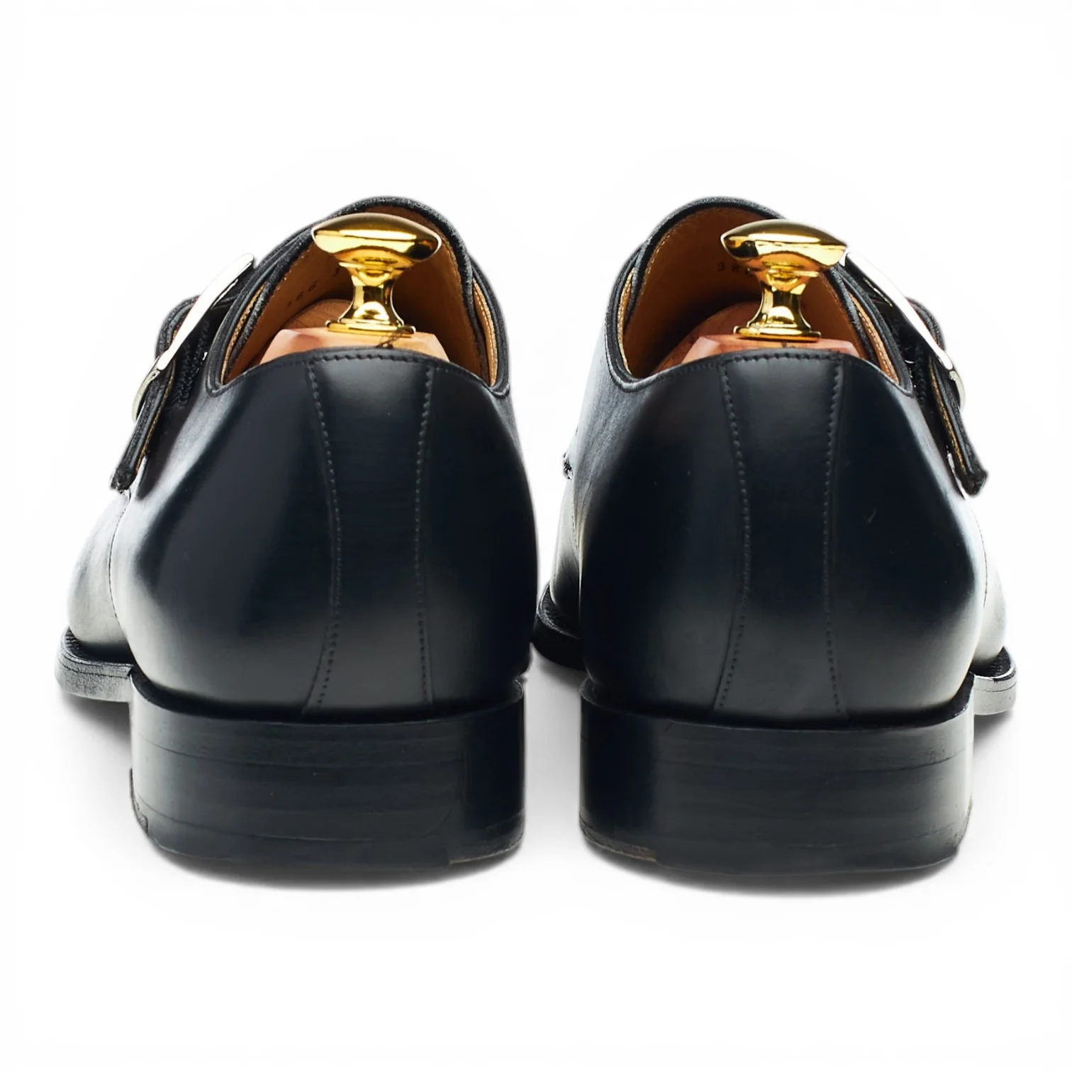 'Northcote' Black Leather Monk Strap UK 7 G - Image 4