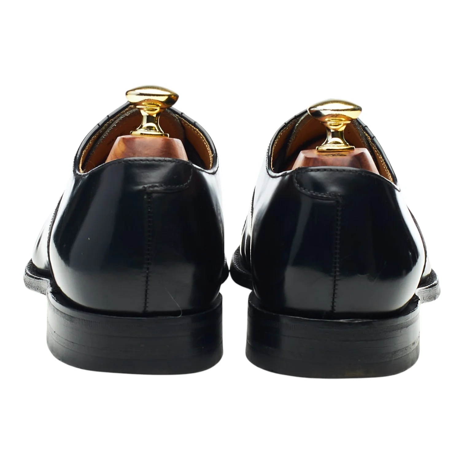 'Oban' Black Leather Oxford Brogues UK 7 F - Image 4