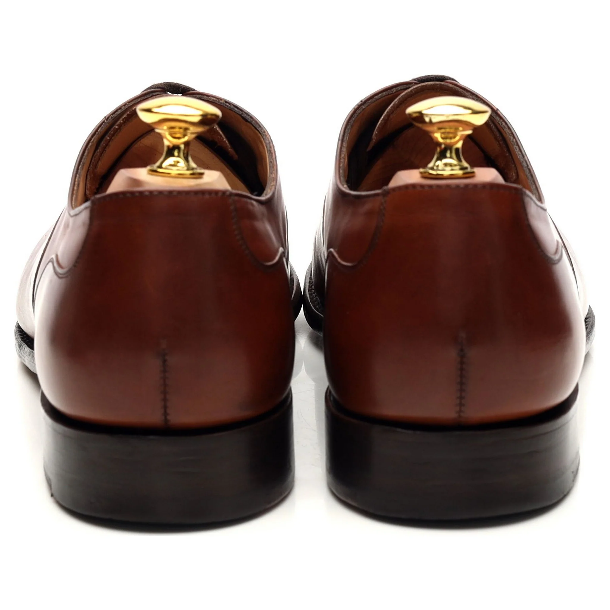 'Oborne' Tan Brown Leather Oxford UK 7.5 F - Image 5