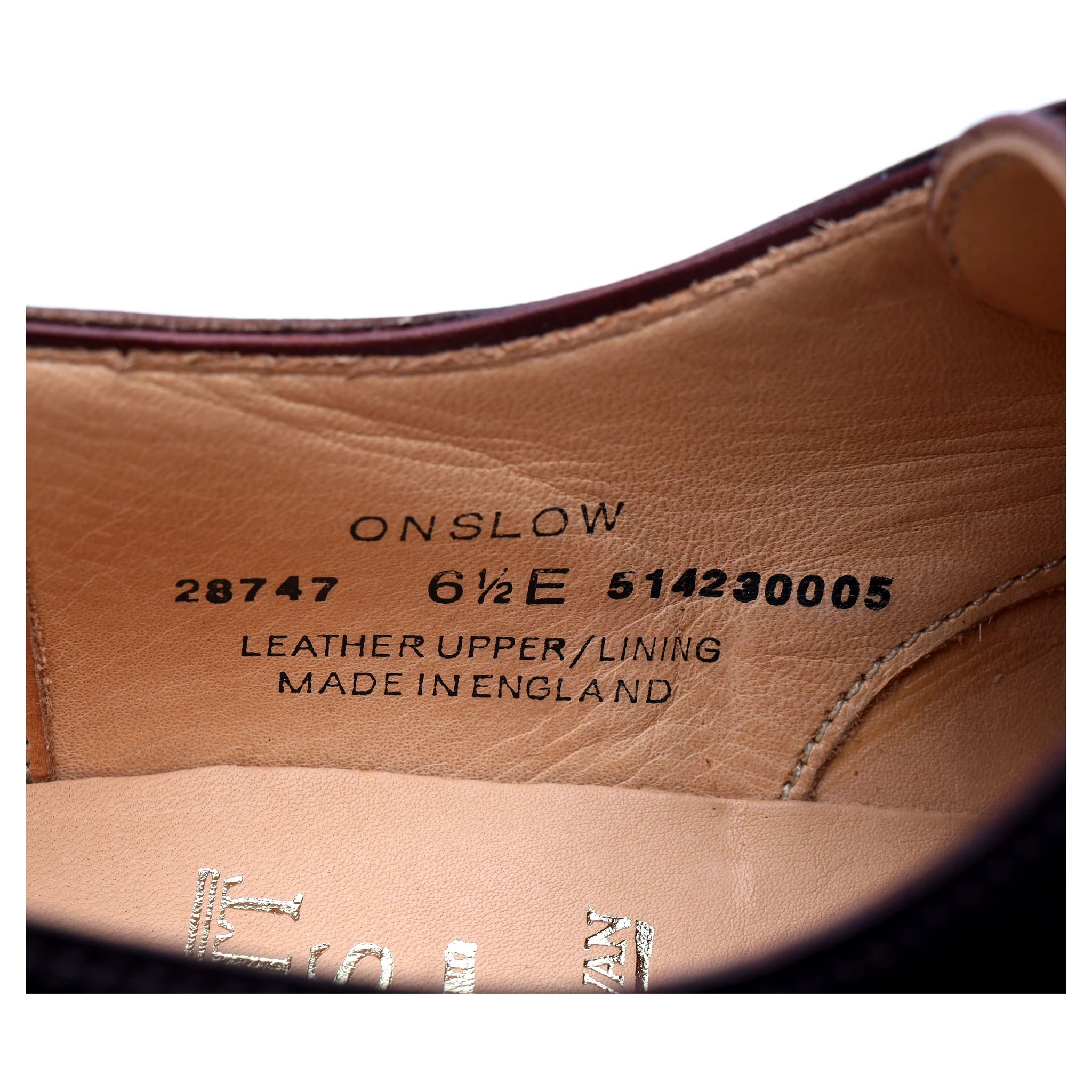 'Onslow' Burgundy Cordovan Leather Apron Derby UK 6.5 E - Image 13