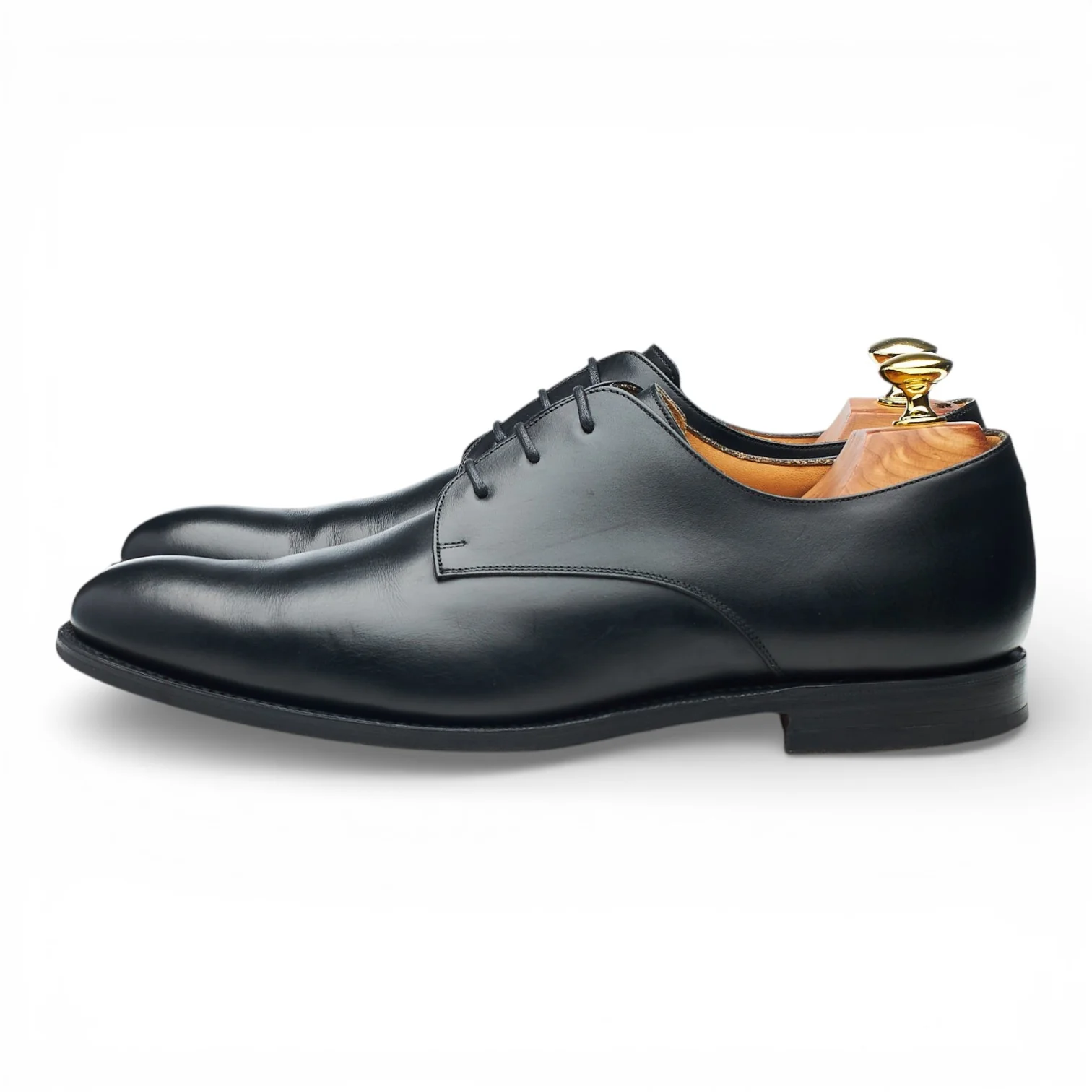 'Oslo' Black Leather Derby UK 7 F - Image 3