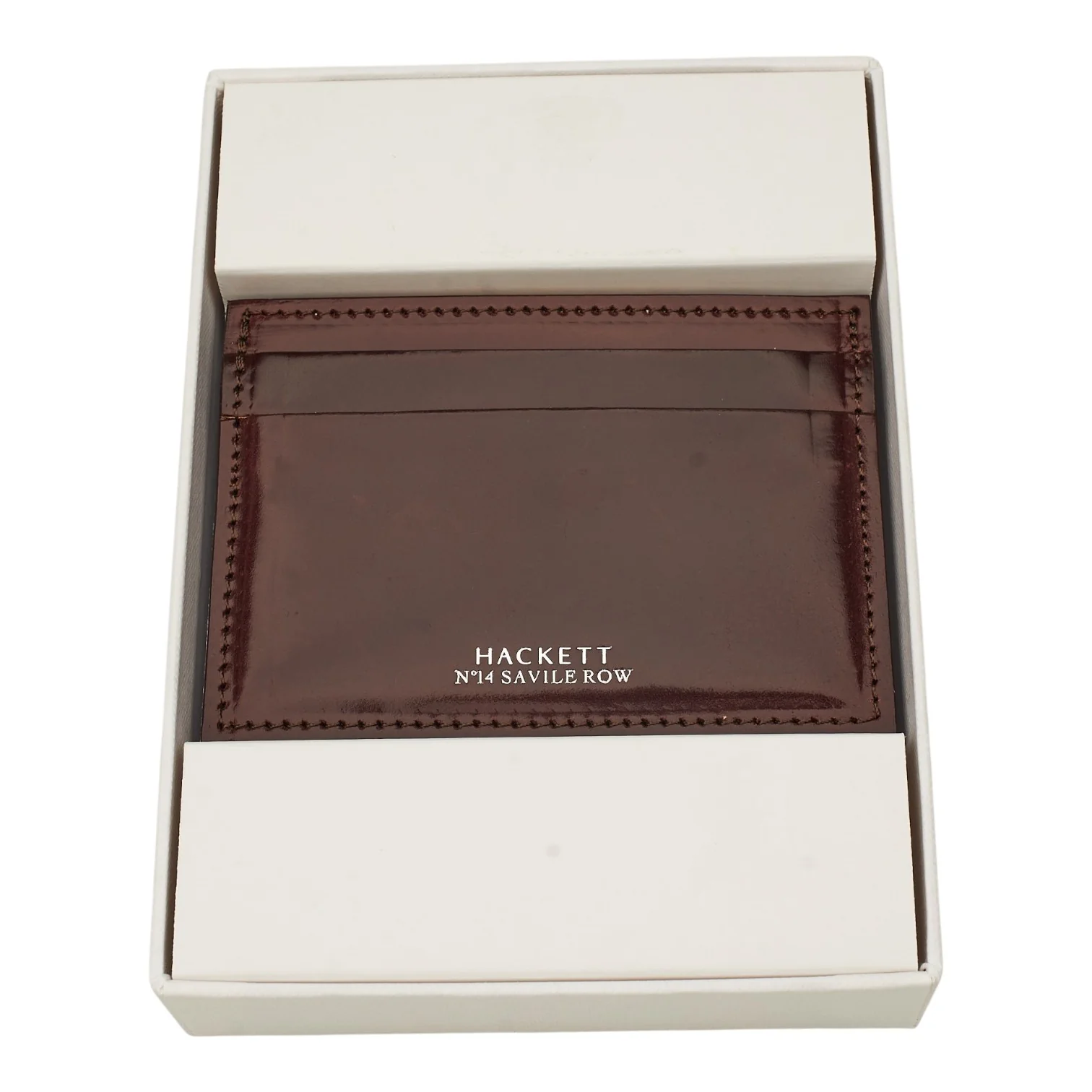 Burgundy Cordovan Leather Card Holder - Image 3