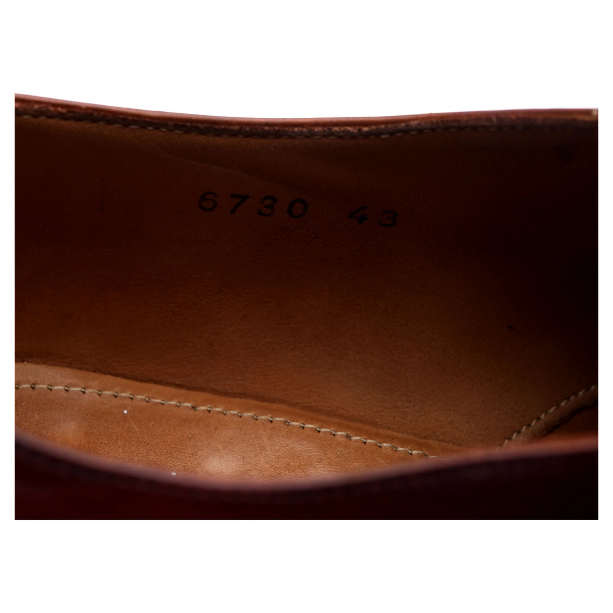 Tan Brown Leather Oxford UK 9 - Image 13