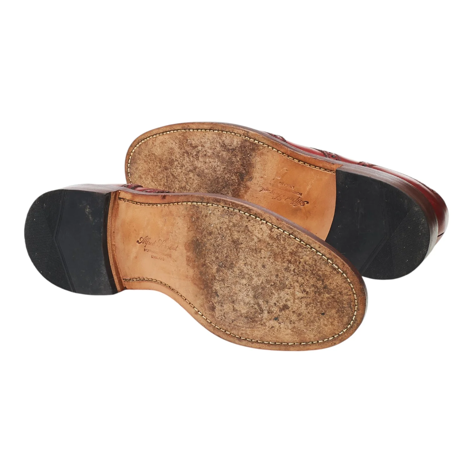 'Paisley 2' Brown Leather Derby Brogues UK 8.5 - Image 5