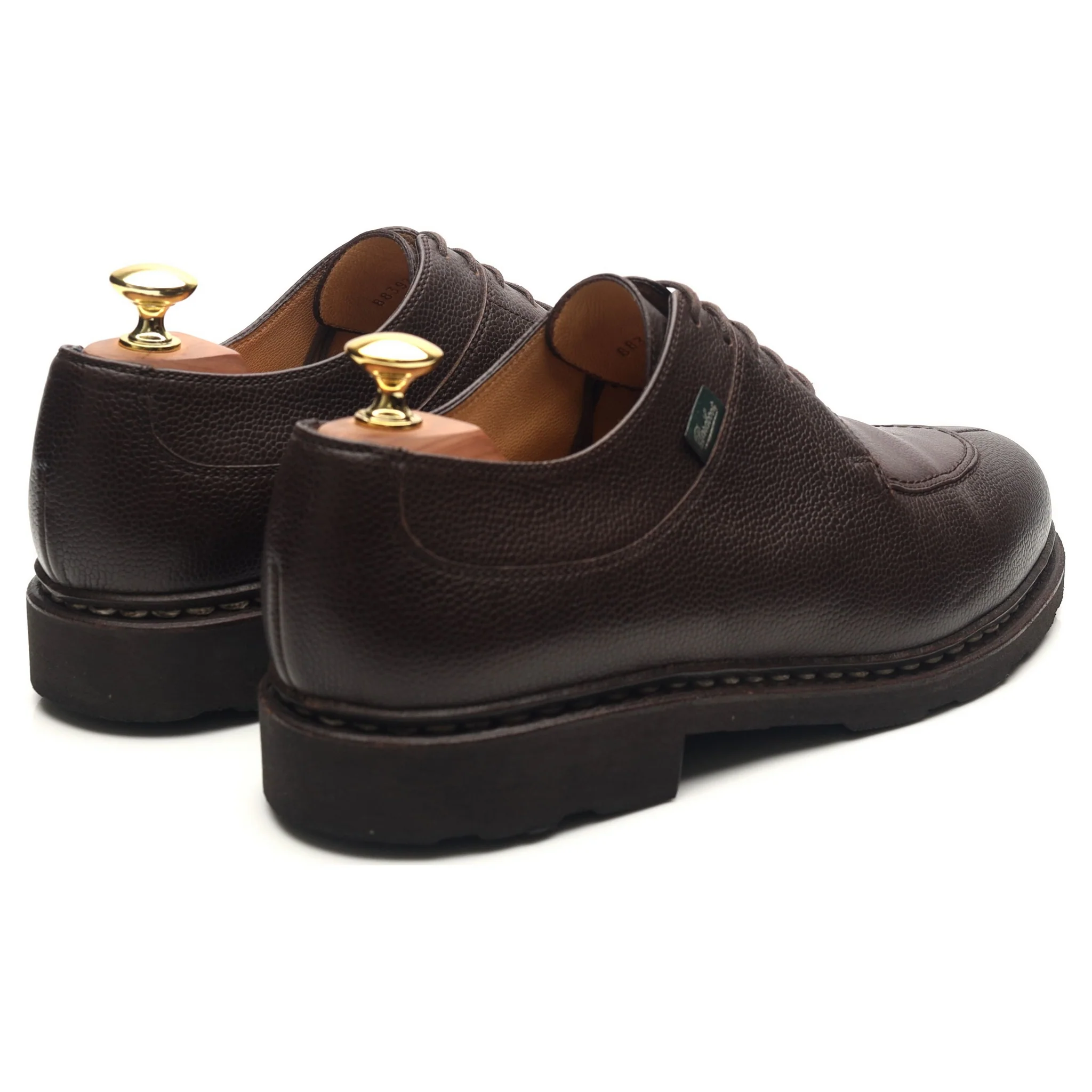 'Avignon' Dark Brown Leather Split Toe Derby UK 8.5 - Image 6