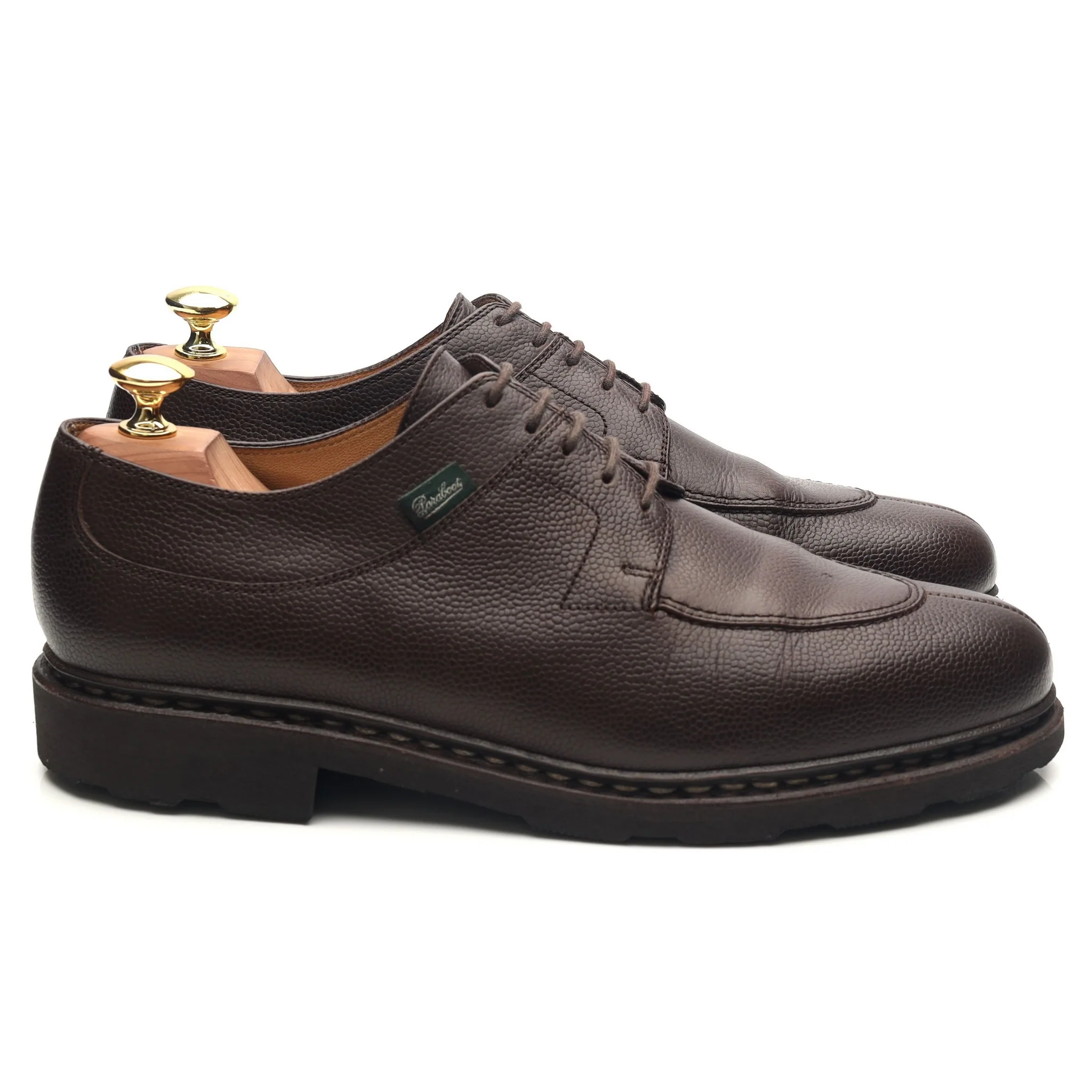 'Avignon' Dark Brown Leather Split Toe Derby UK 8.5 - Image 7