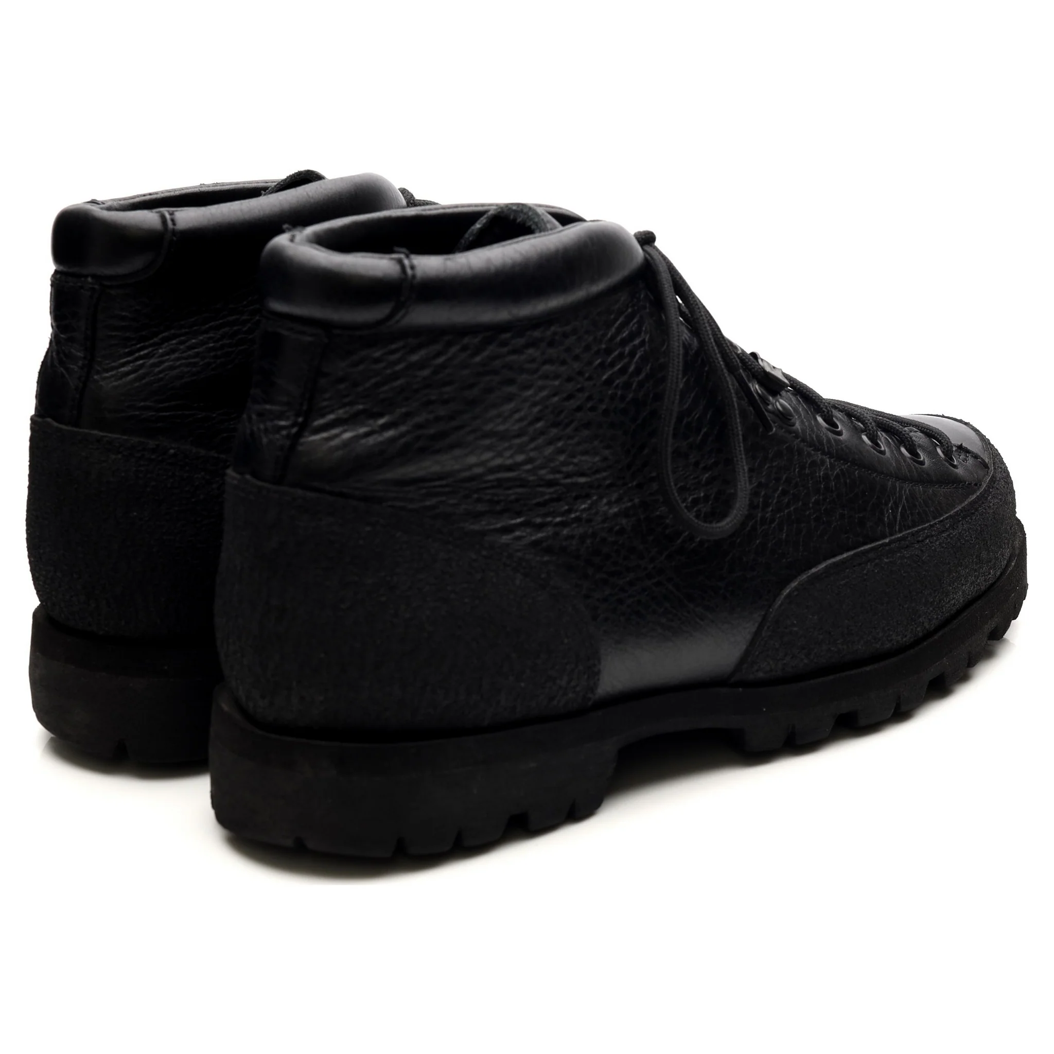 'Yosemite' Black Leather Hiker Boots UK 10 - Image 5