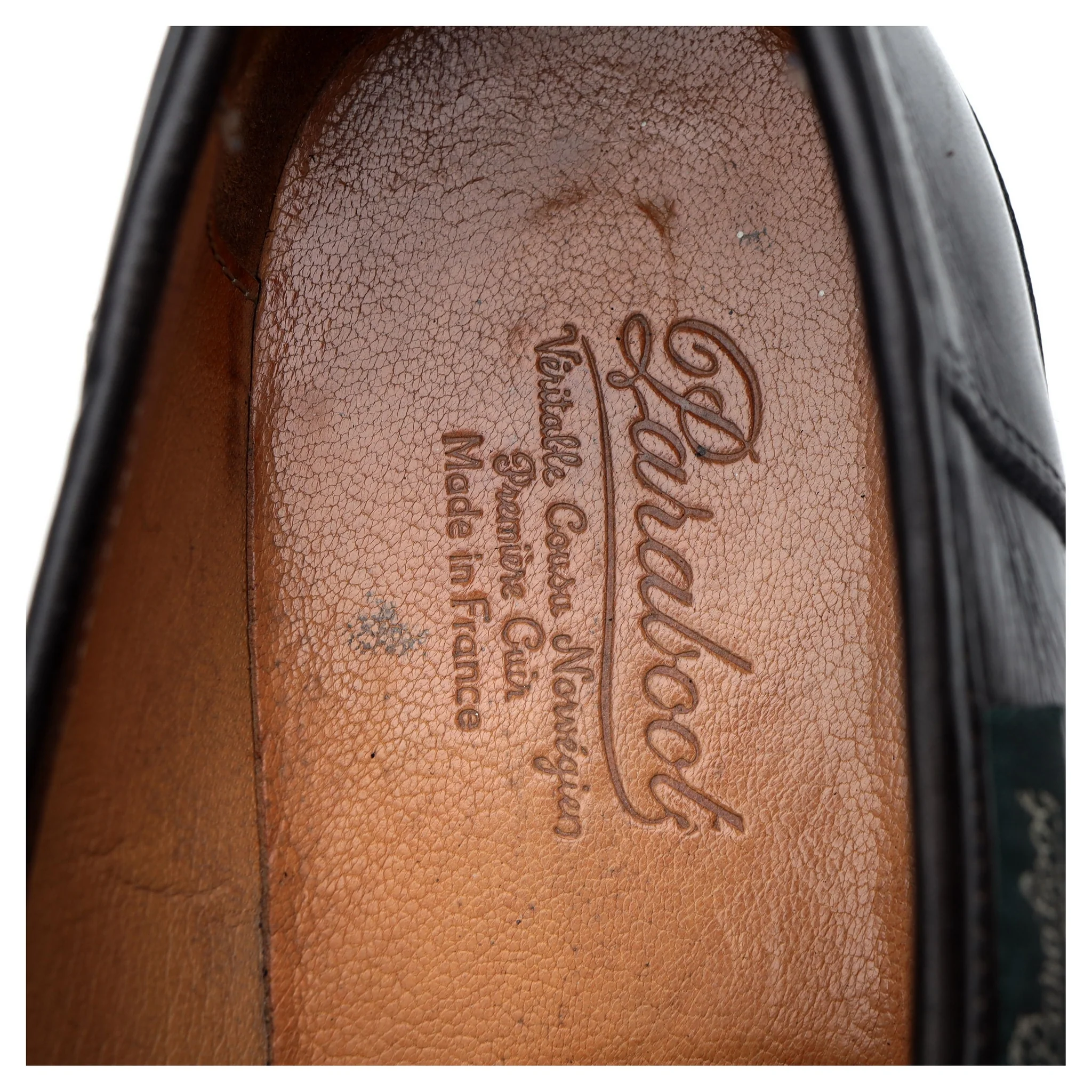 'Reims' Black Leather Loafers UK 8.5 - Image 12