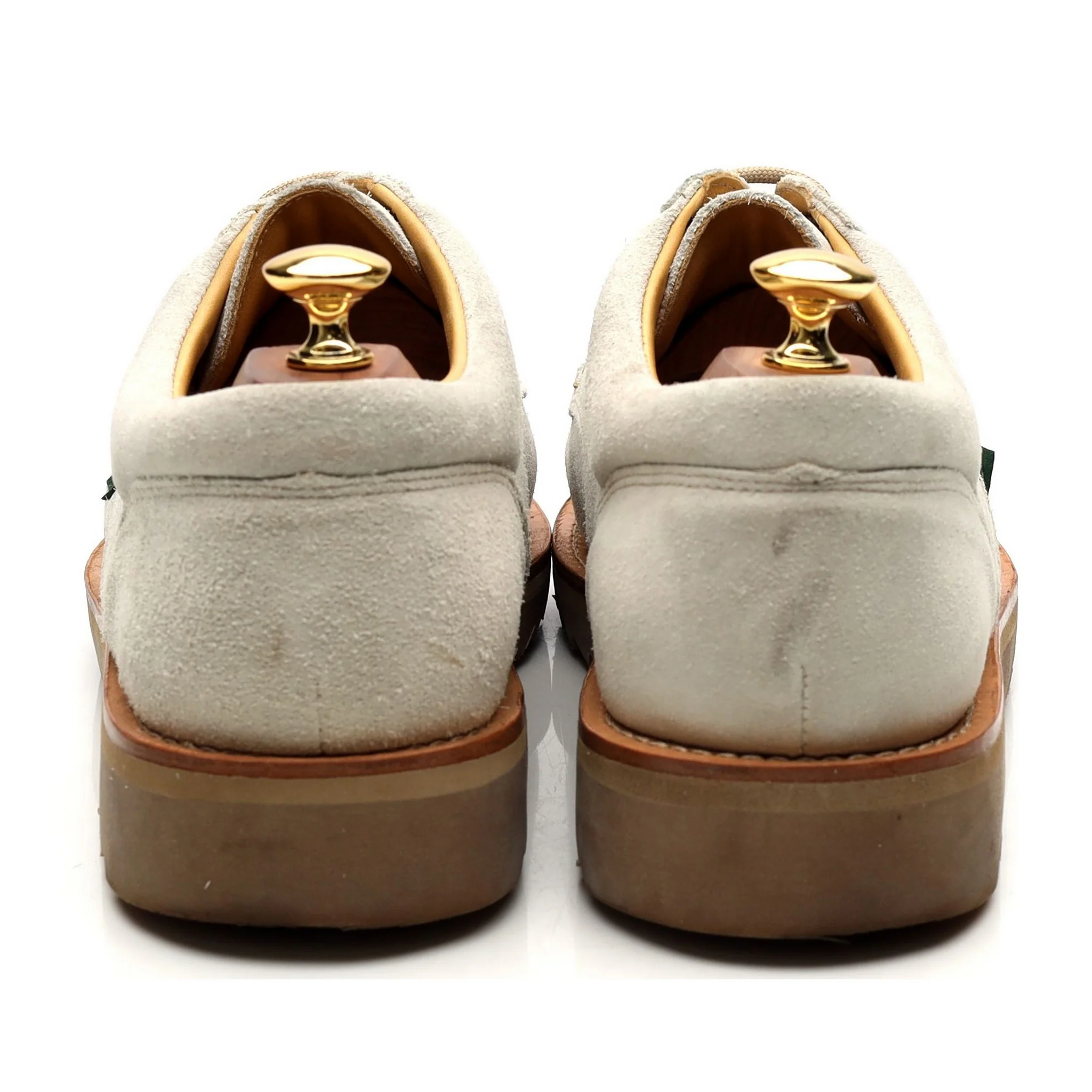 'Thiers' Cream Suede Deck Shoes UK 9 - Image 4