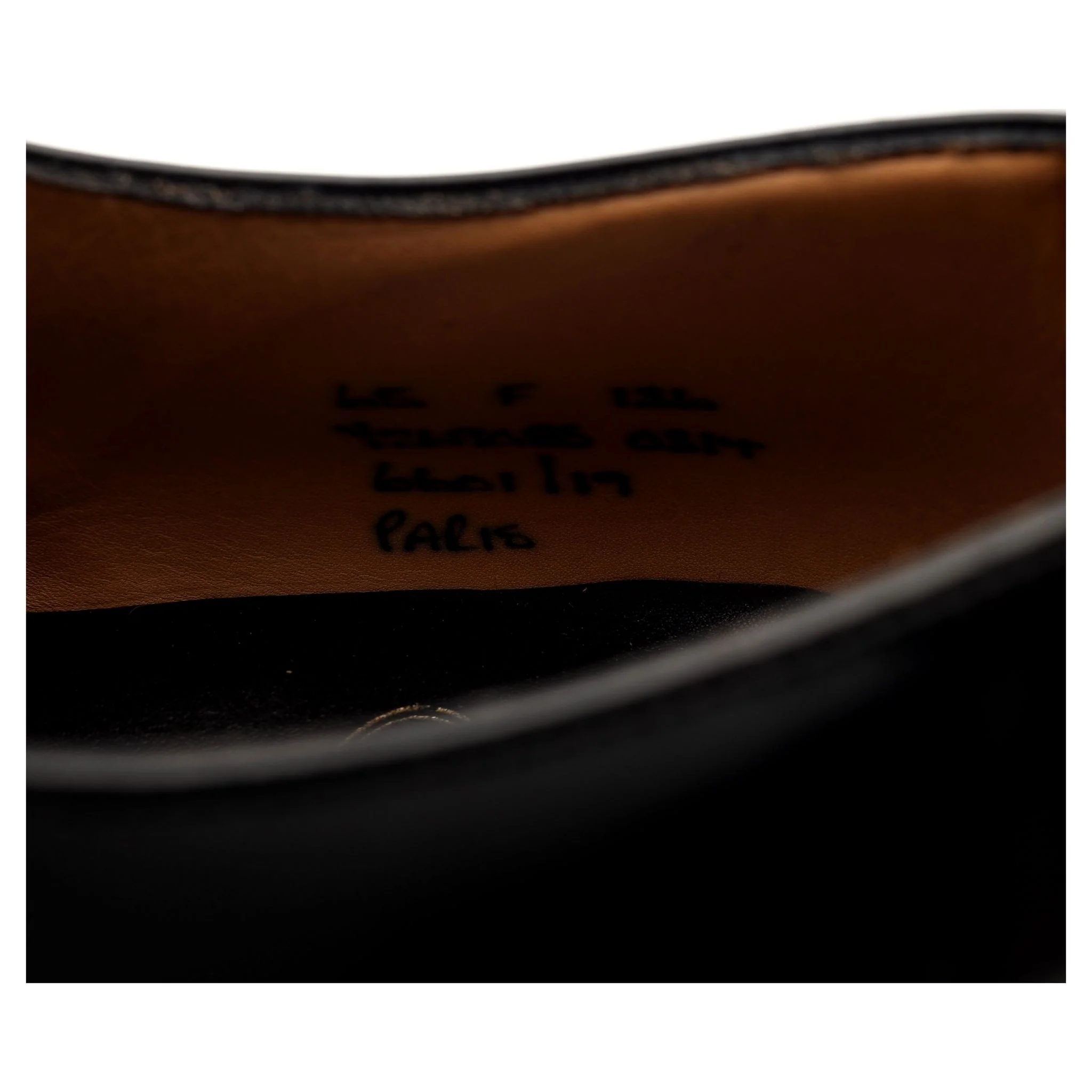 'Paris' Black Leather Derby UK 6.5 F - Image 7