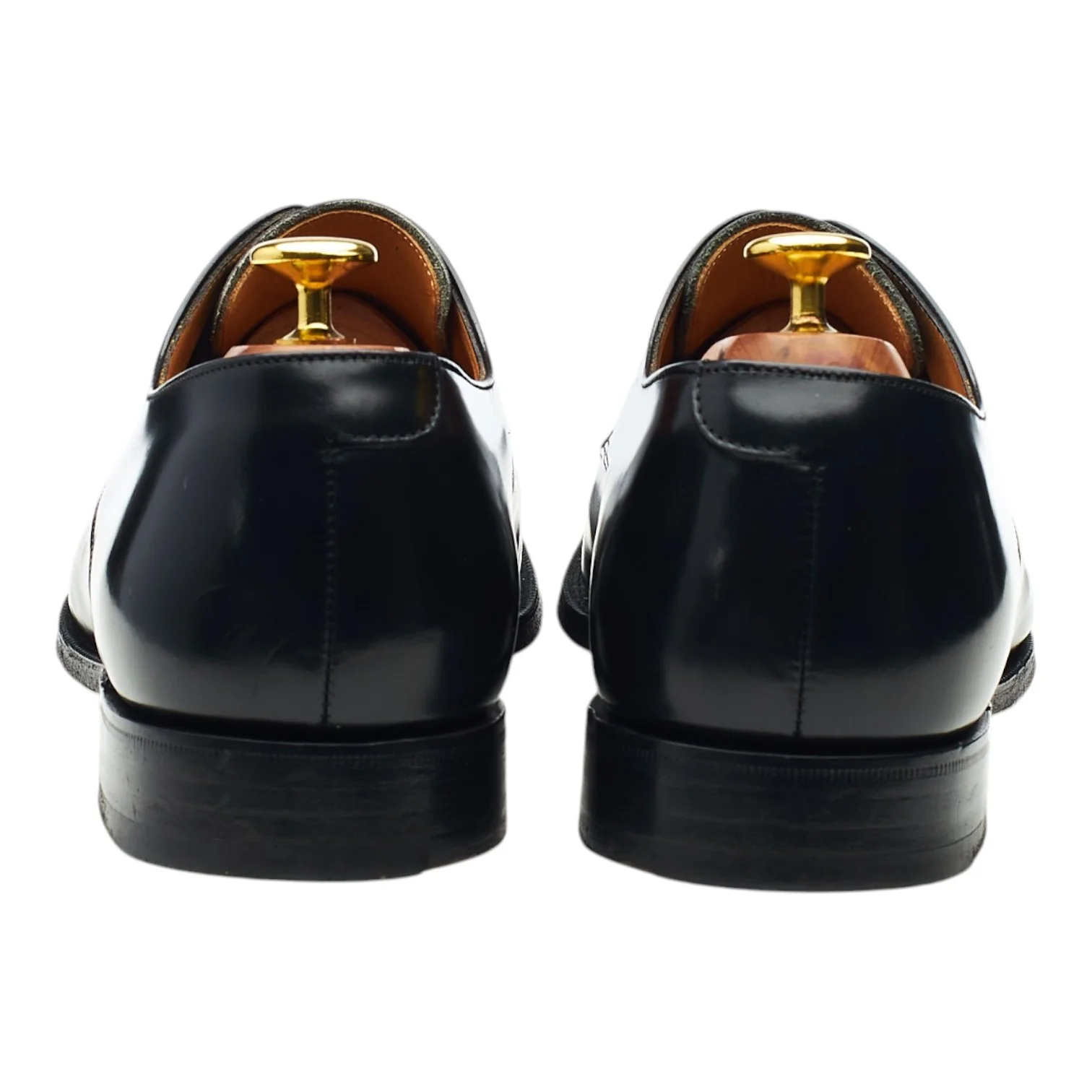 'Paris' Black Leather Derby UK 8.5 F - Image 4