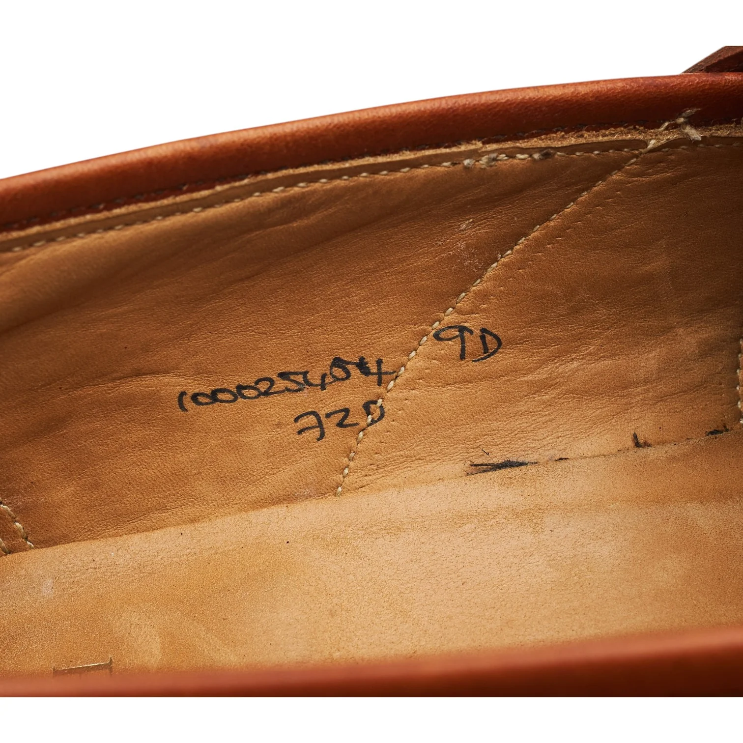 Peal & Co. Tan Brown Leather Loafers UK 8 US 9 D - Image 7