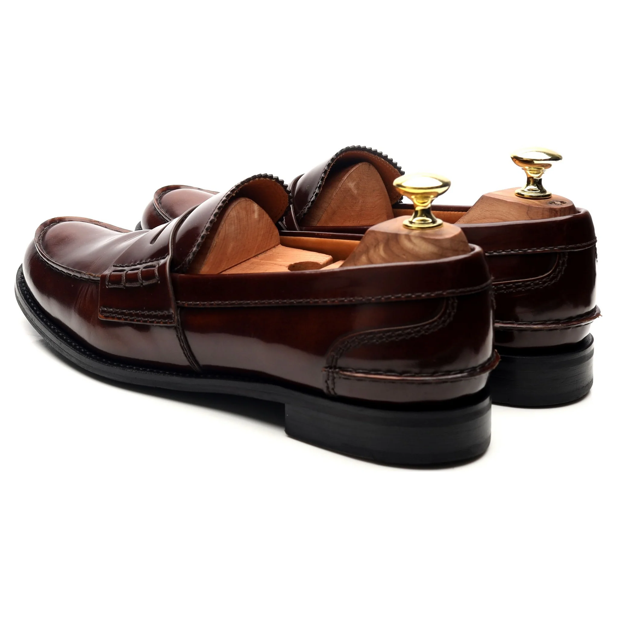Women's 'Pembrey' Brown Leather Loafers UK 9 EU 42 - Image 3