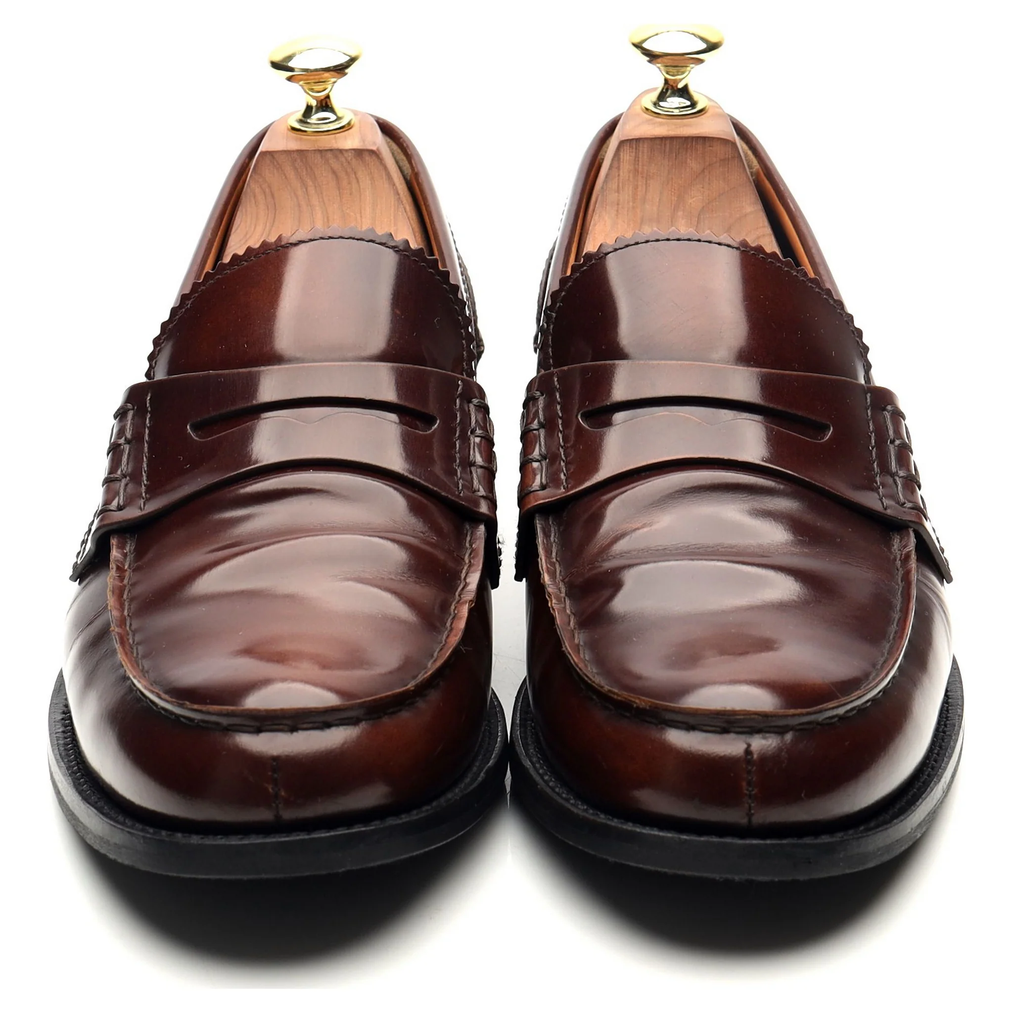 Women's 'Pembrey' Brown Leather Loafers UK 9 EU 42 - Image 9