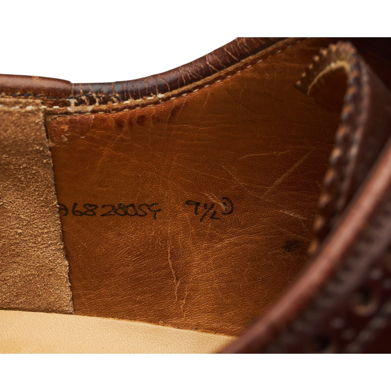 'Pembroke' Dark Brown Cordovan Leather Derby Brogues UK 8.5 E - Image 8