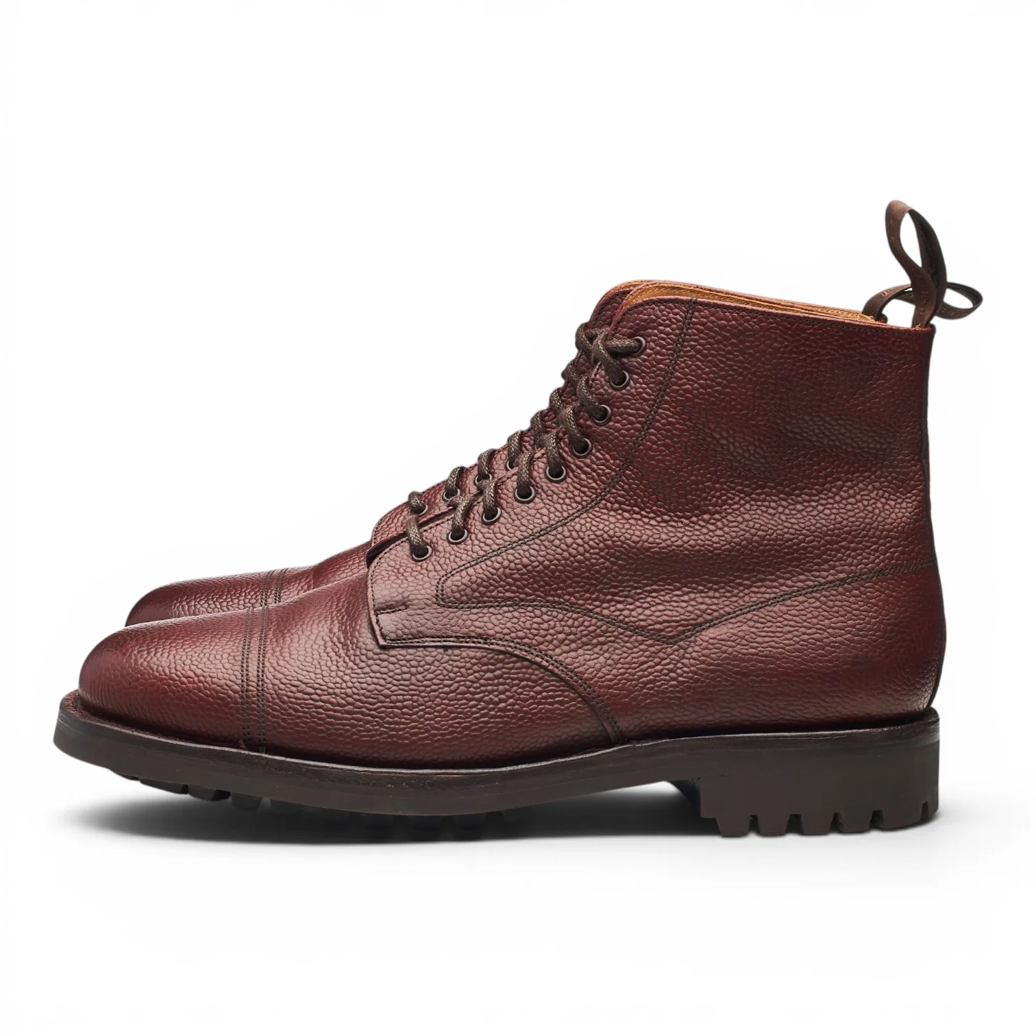 'Pennine ll' Burgundy Veldtschoen Leather Boots UK 10 G - Image 3