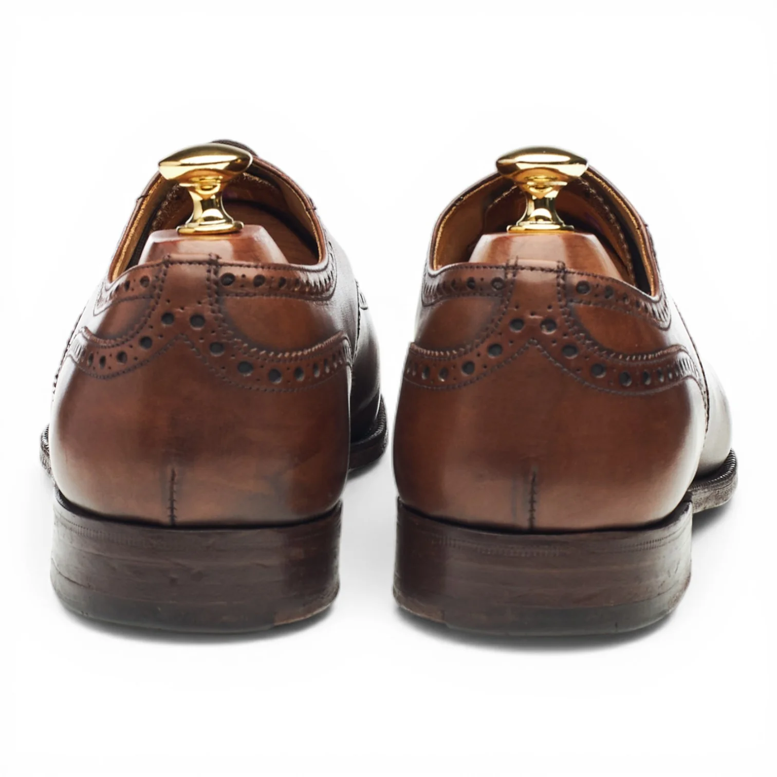 'Perth' Brown Leather Oxford Brogues UK 9 F - Image 4