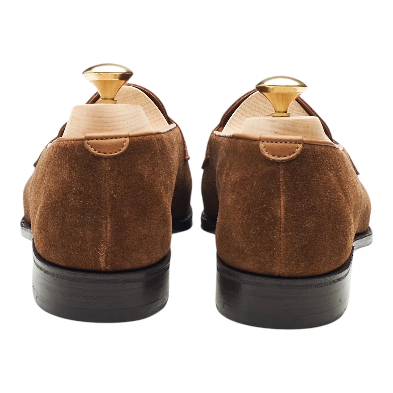 'Piccadilly' Mushroom Brown Suede Unlined Loafers UK 8.5 E - Image 5