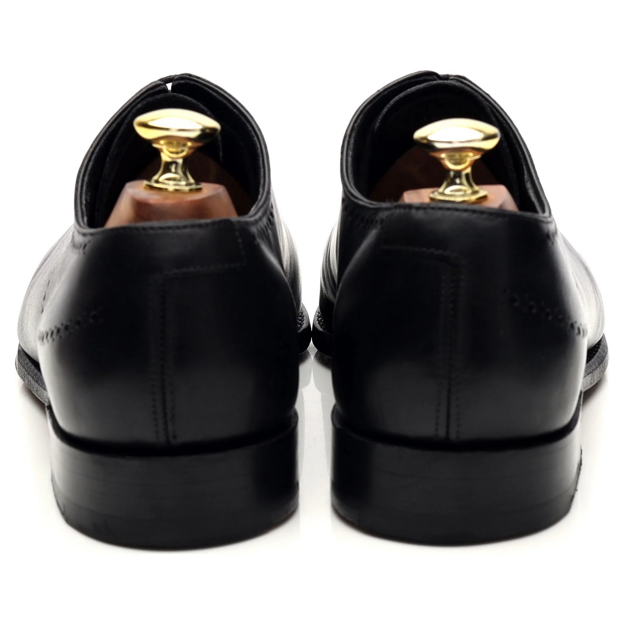 'Plymouth' Black Leather Oxford UK 7.5 FX - Image 4