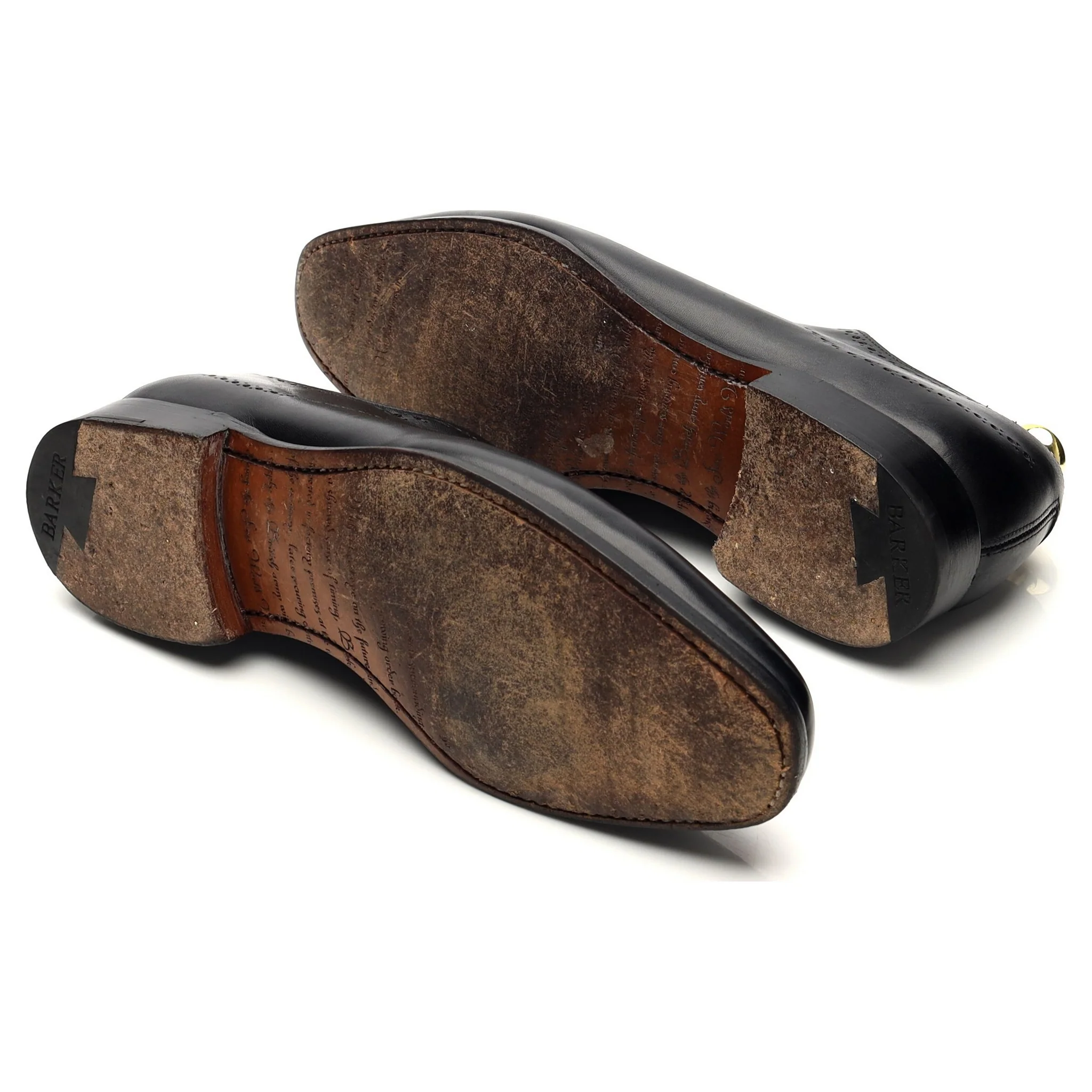 'Plymouth' Black Leather Oxford UK 7.5 FX - Image 5