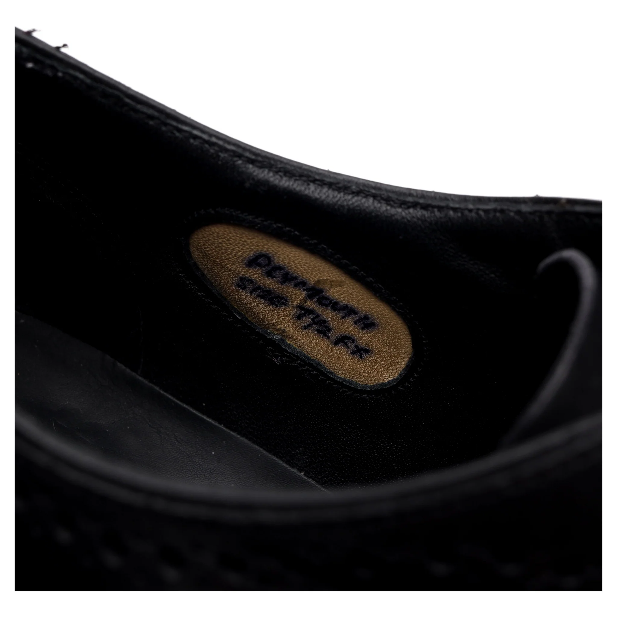 'Plymouth' Black Leather Oxford UK 7.5 FX - Image 7