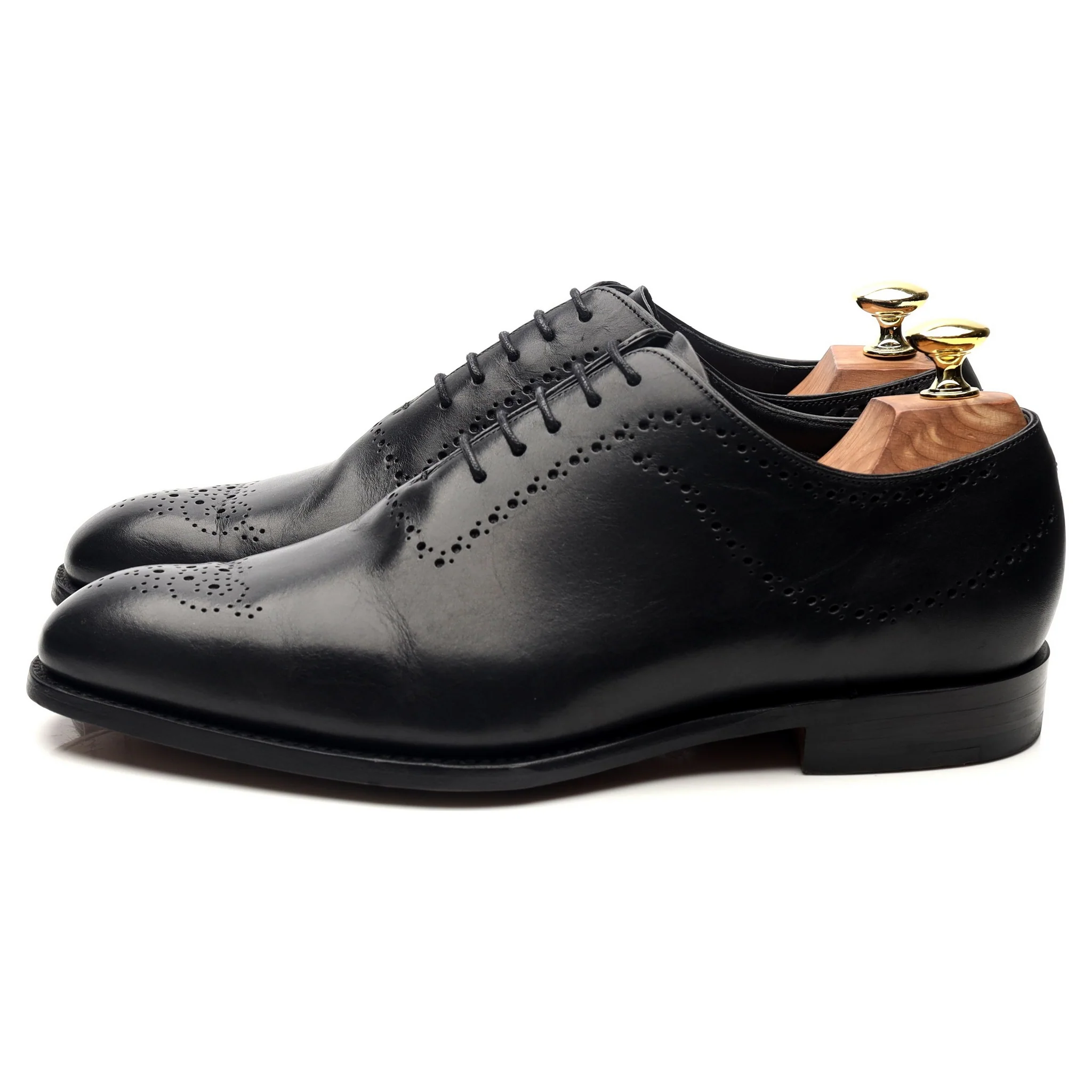 'Plymouth' Black Leather Oxford UK 7.5 FX - Image 2