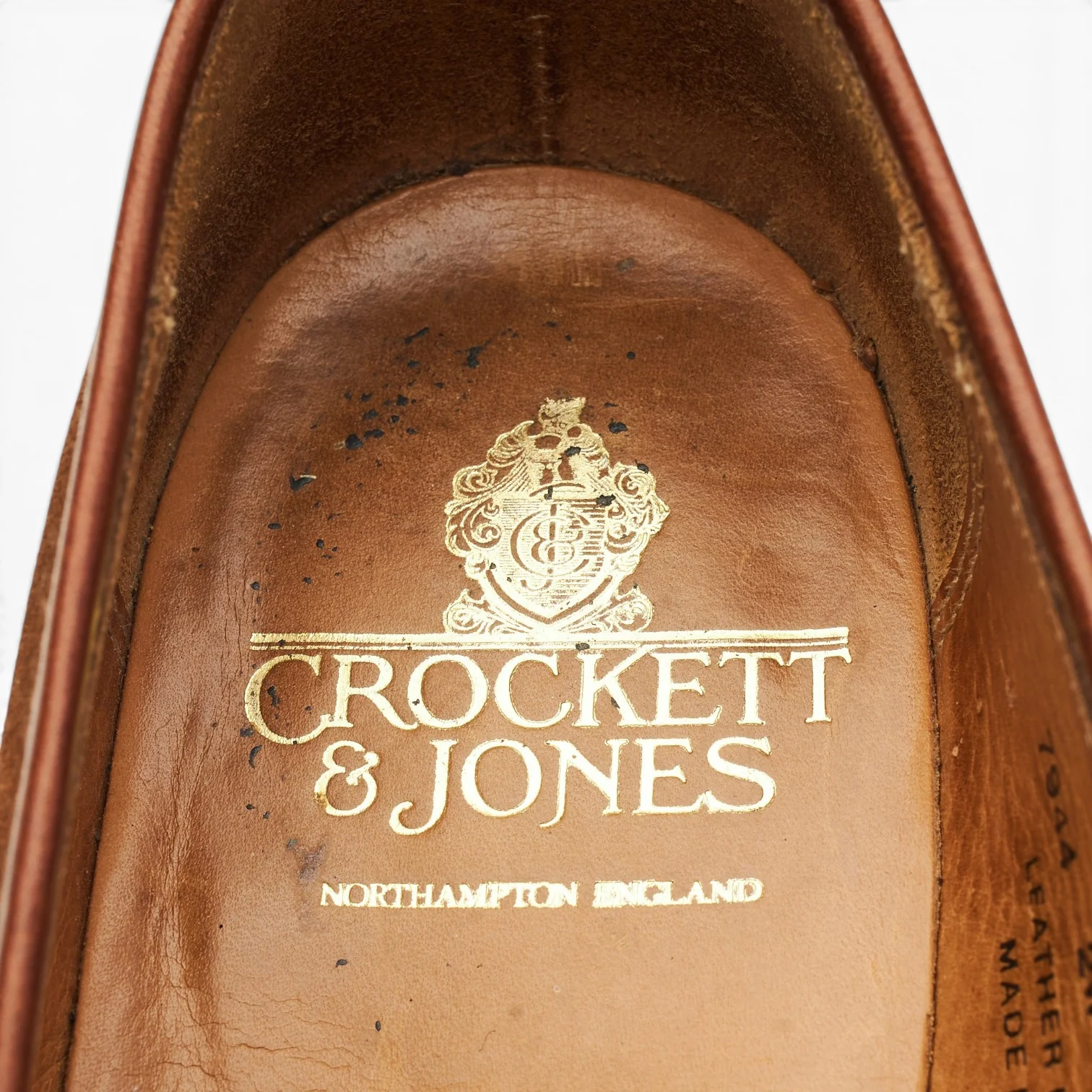 'Portland' Snuff Brown Suede Loafers UK 8.5 EX - Image 6