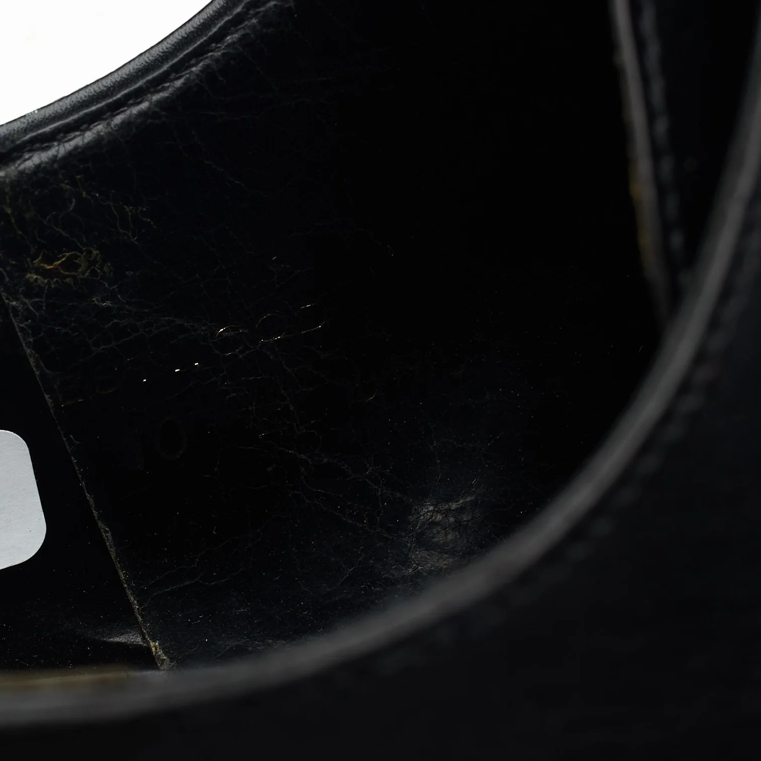 'Prestwood' Black Leather Derby UK 10 E - Image 8