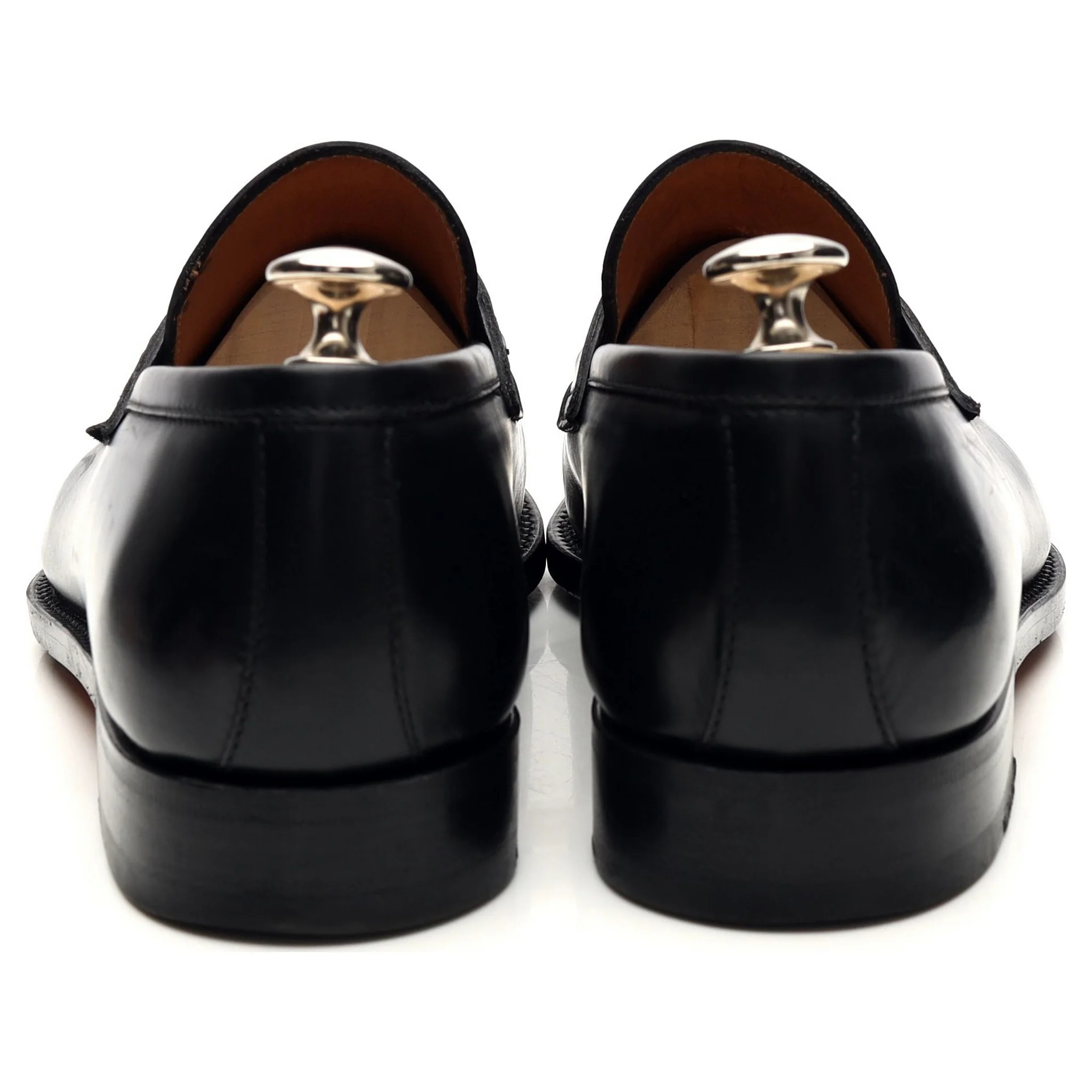 'Principe' Black Leather Loafers UK 7.5 EU 41.5 - Image 4