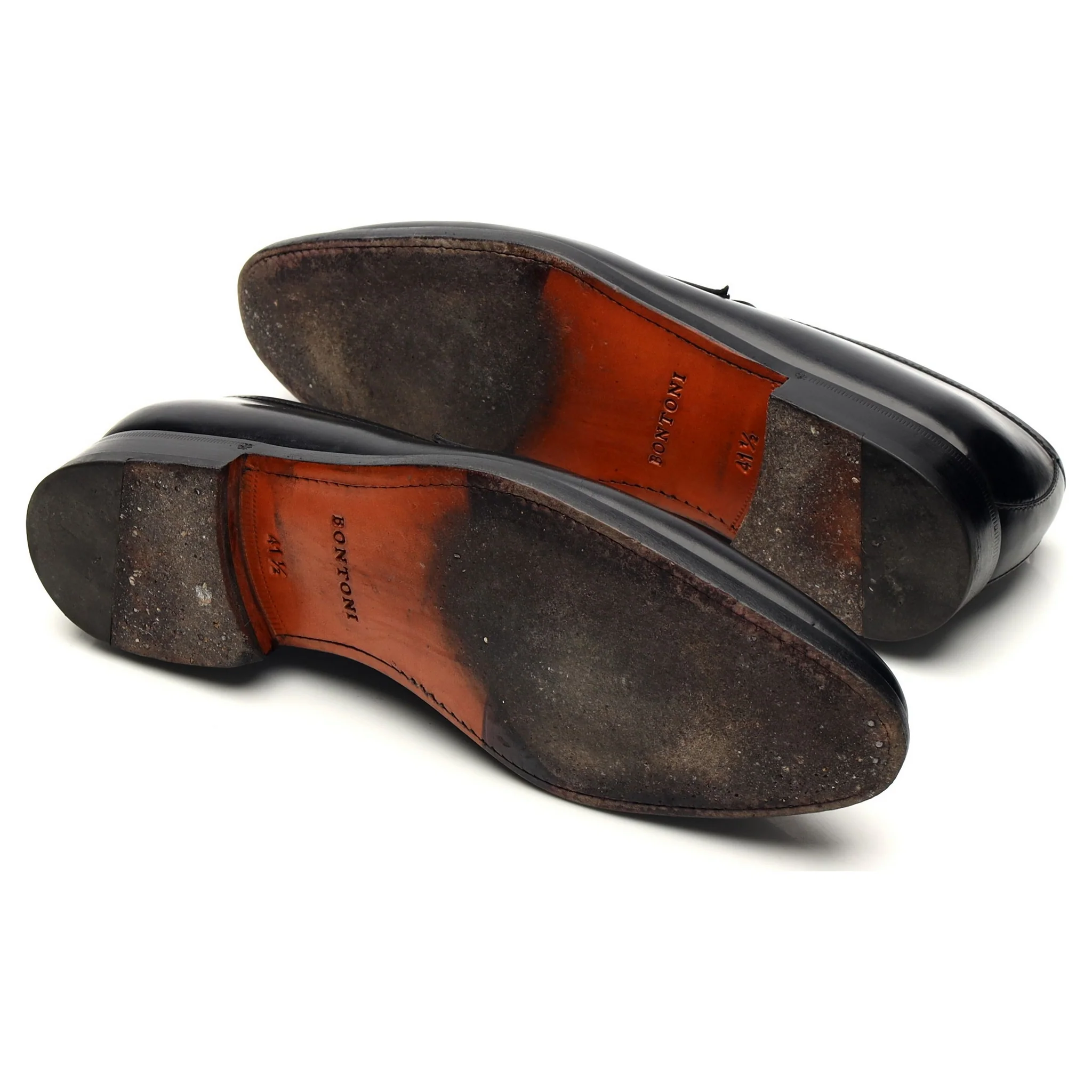 'Principe' Black Leather Loafers UK 7.5 EU 41.5 - Image 5