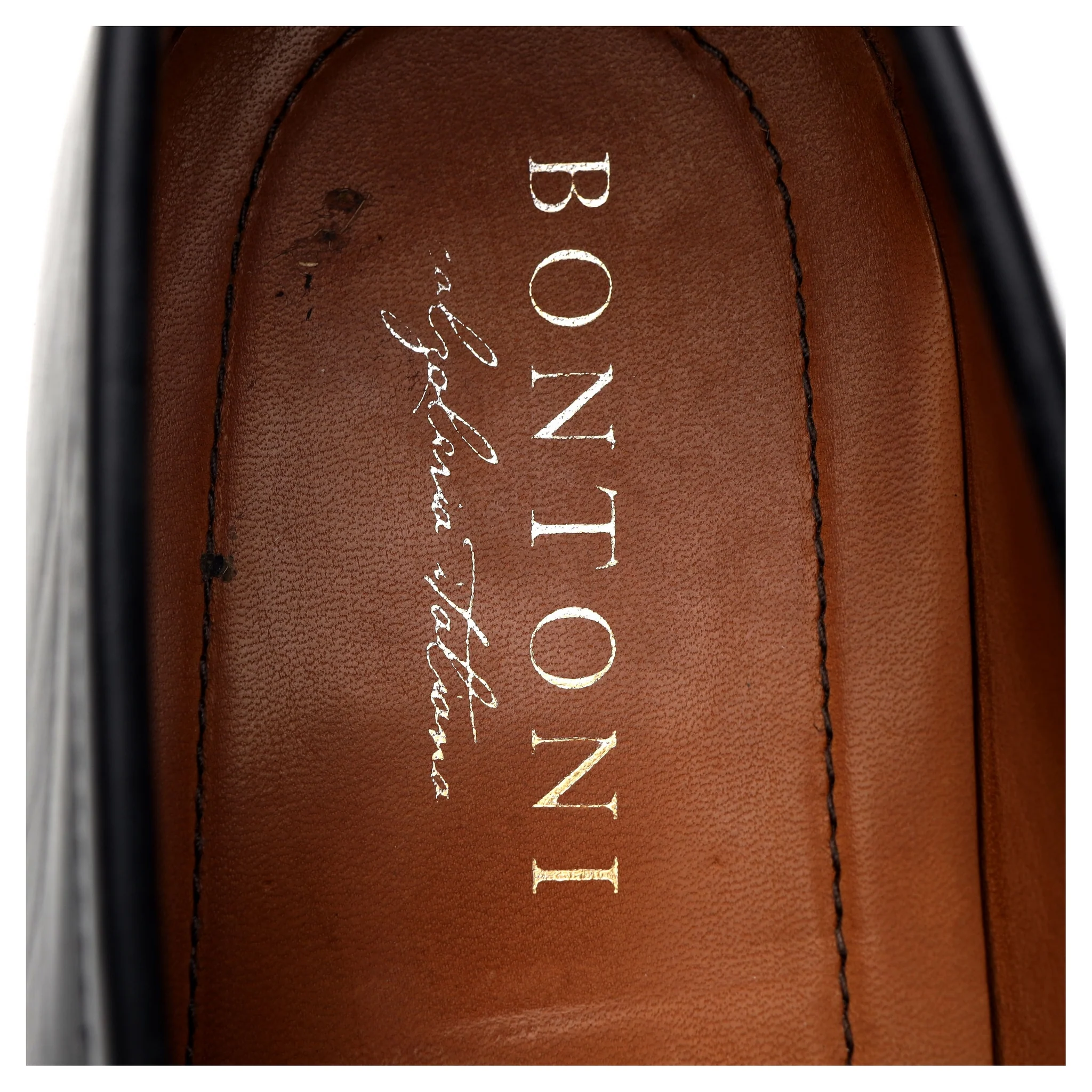 'Principe' Black Leather Loafers UK 7.5 EU 41.5 - Image 7