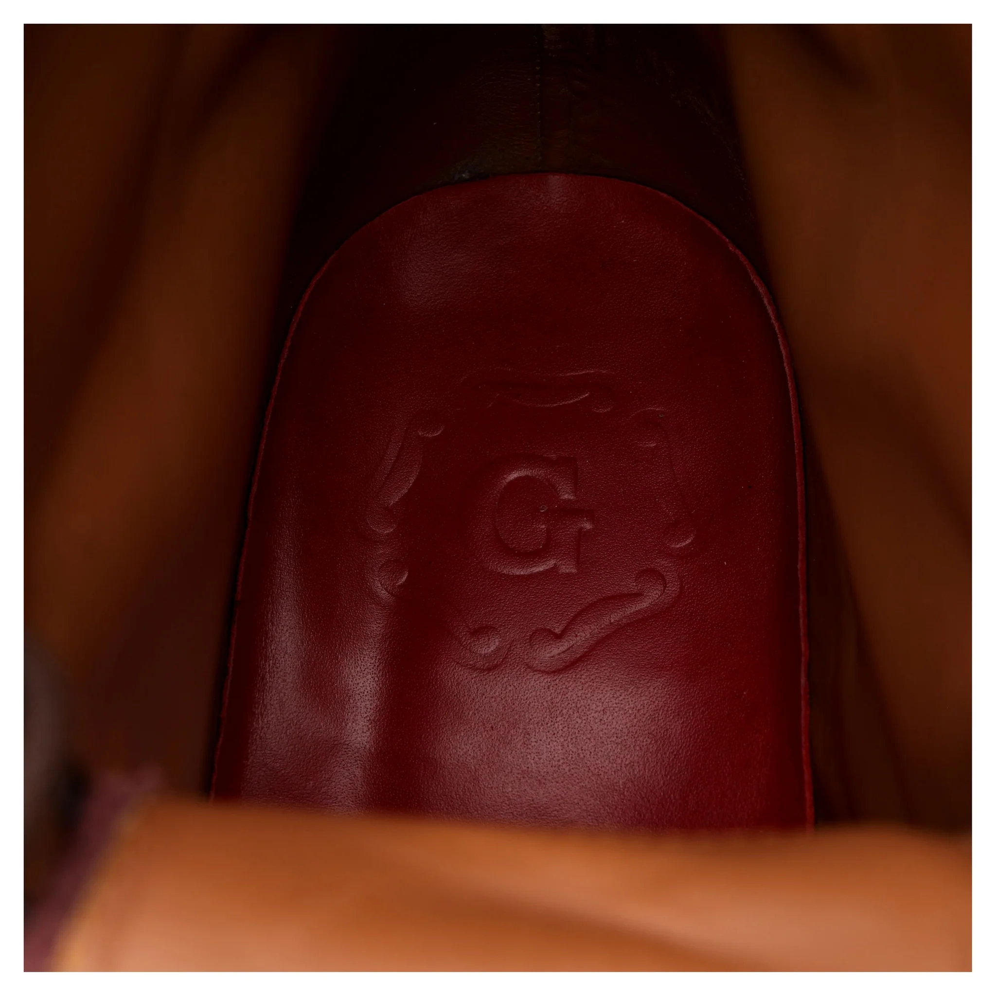'Fred' Burgundy Leather Brogue Boots UK 9 G - Image 12