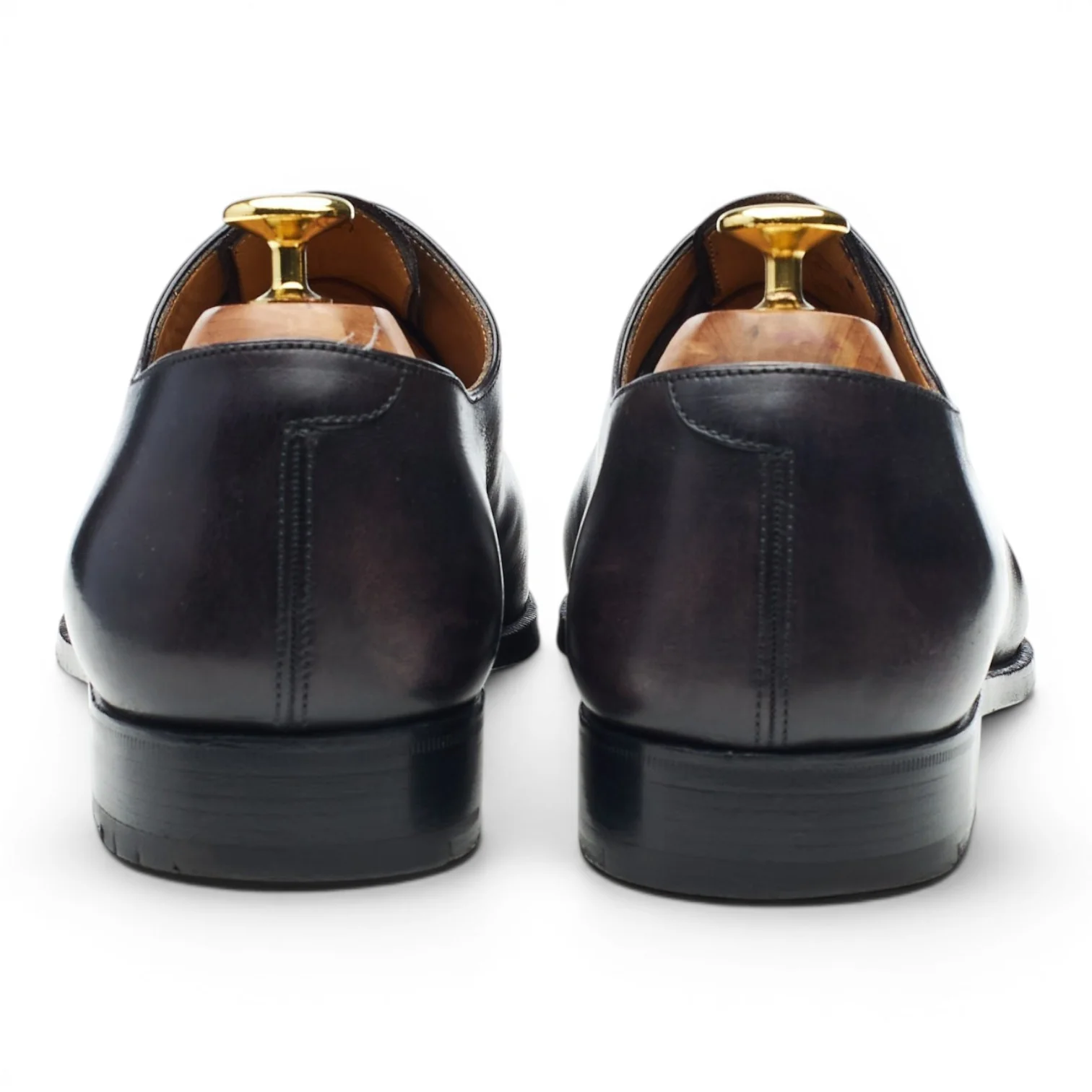Purple Patina Leather Wholecut Oxford UK 8.5 - Image 4
