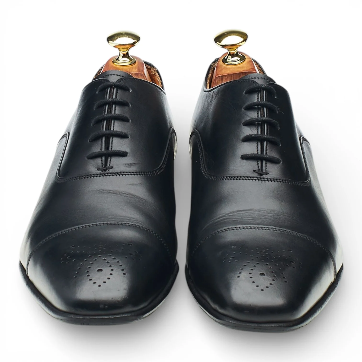 'Radcliffe' Black Leather Oxford UK 7.5 F - Image 2