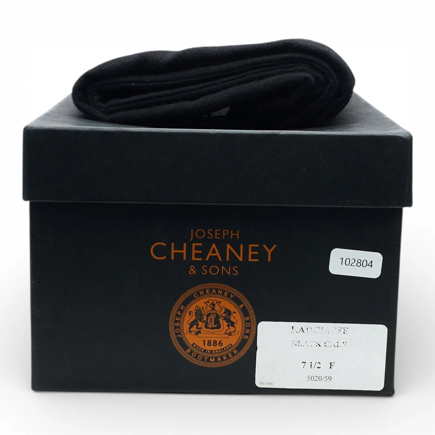 'Radcliffe' Black Leather Oxford UK 7.5 F - Image 9