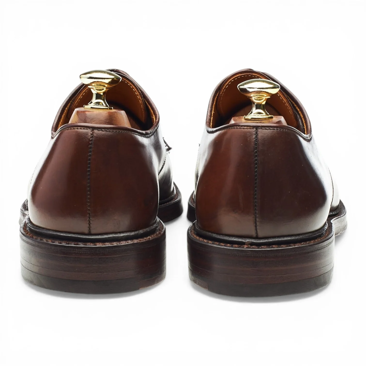 Ralph Lauren Marlow Brown Cordovan Derby UK 7.5 US 8.5 D - Image 4