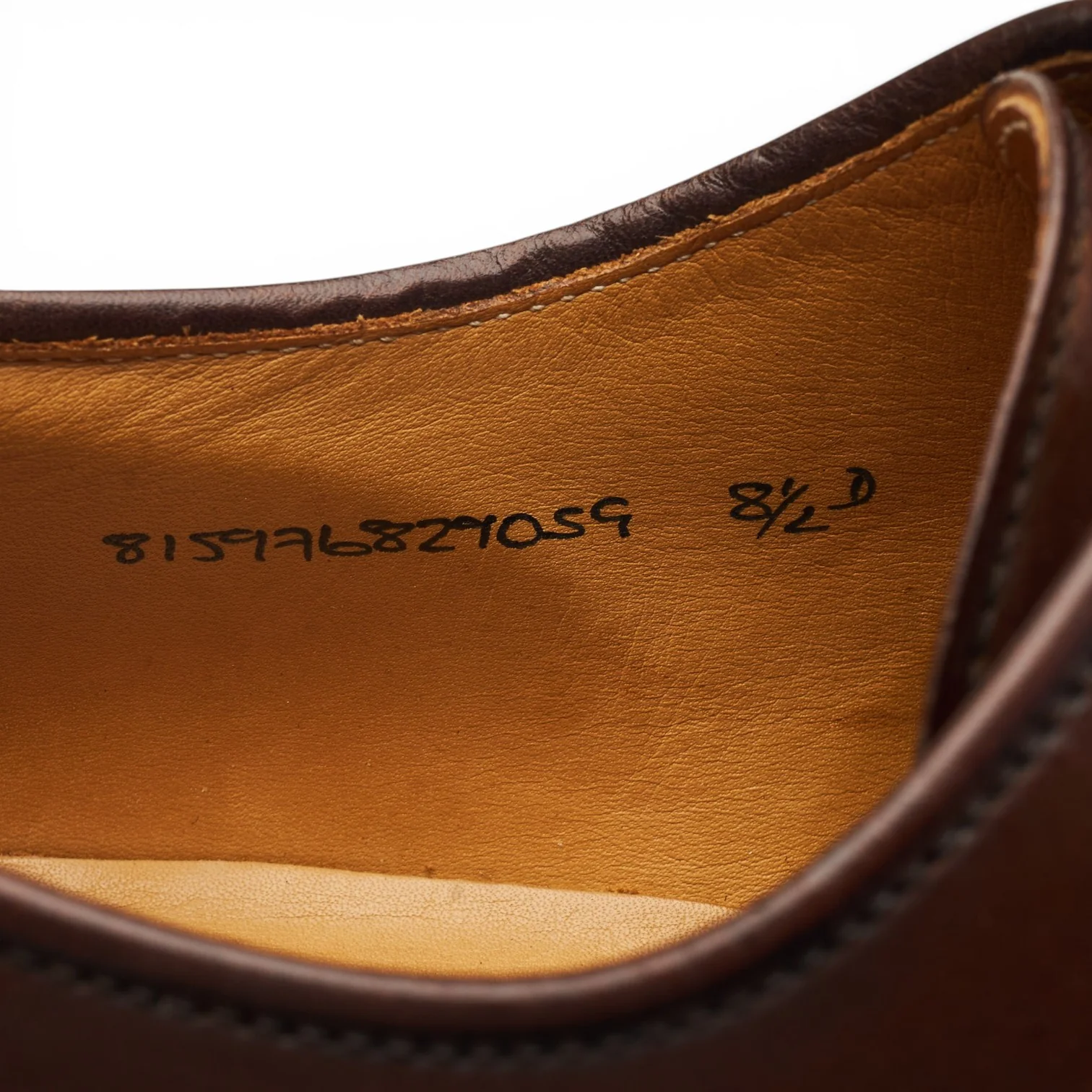 Ralph Lauren Marlow Brown Cordovan Derby UK 7.5 US 8.5 D - Image 7