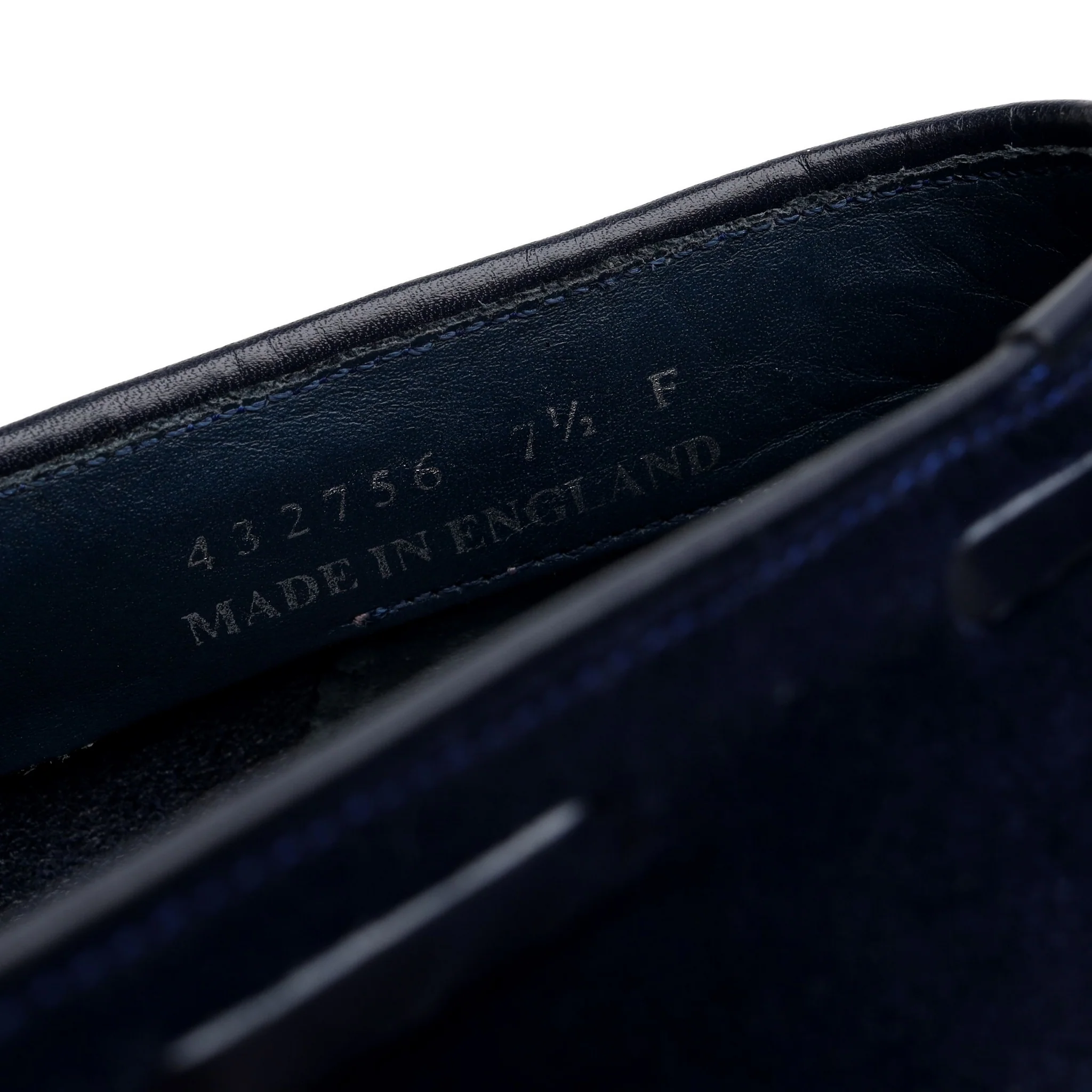 'Ray' Navy Blue Suede Tassel Loafers UK 7.5 F - Image 7