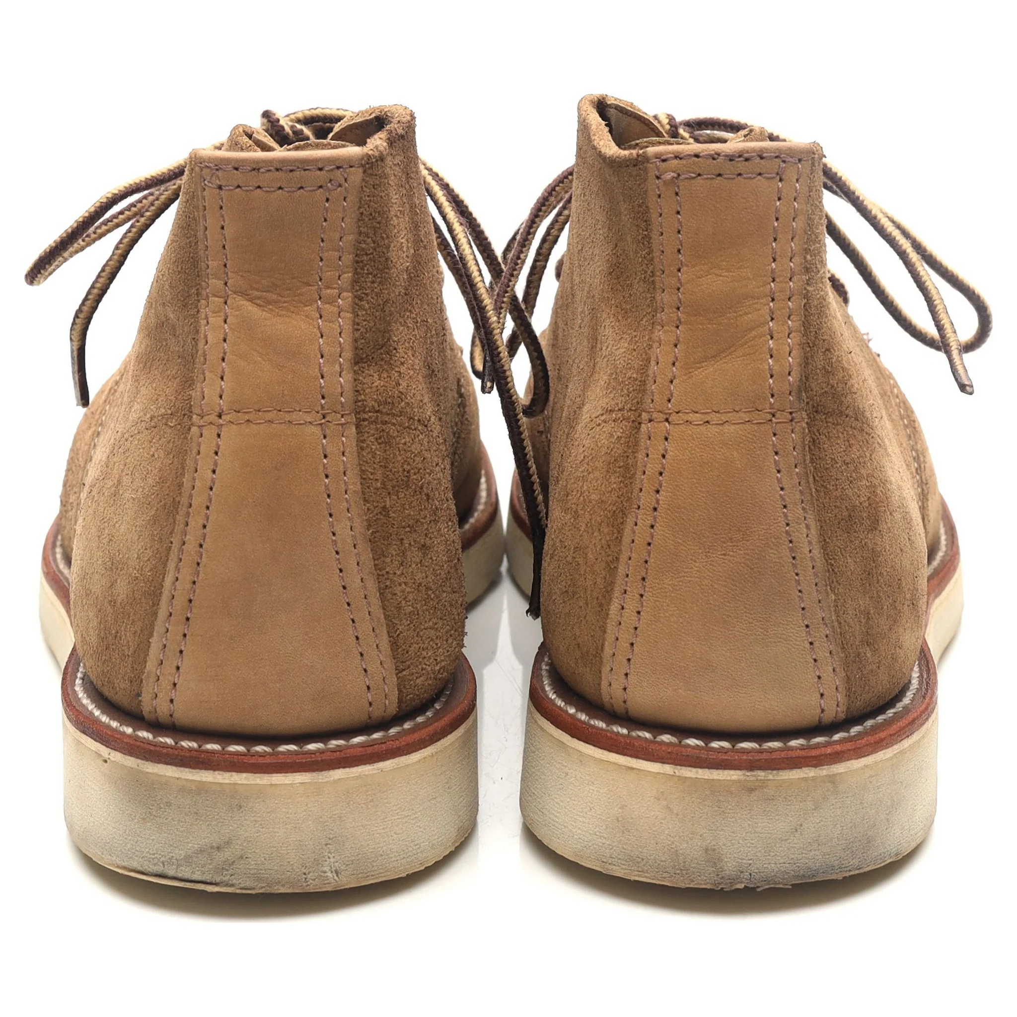'3149' Olive Brown Suede Chukka Boots UK 9 US 10 - Image 4