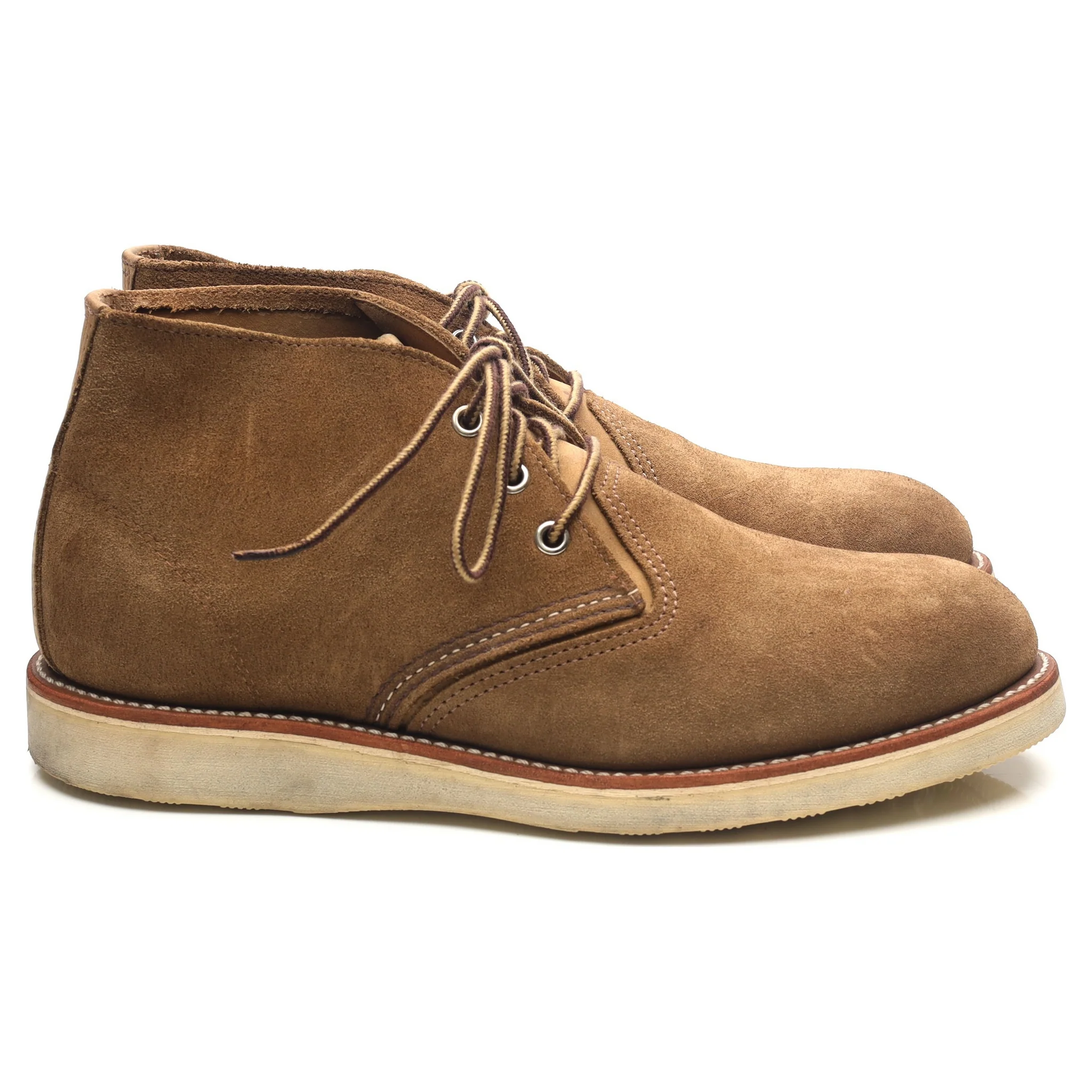'3149' Olive Brown Suede Chukka Boots UK 9 US 10 - Image 6