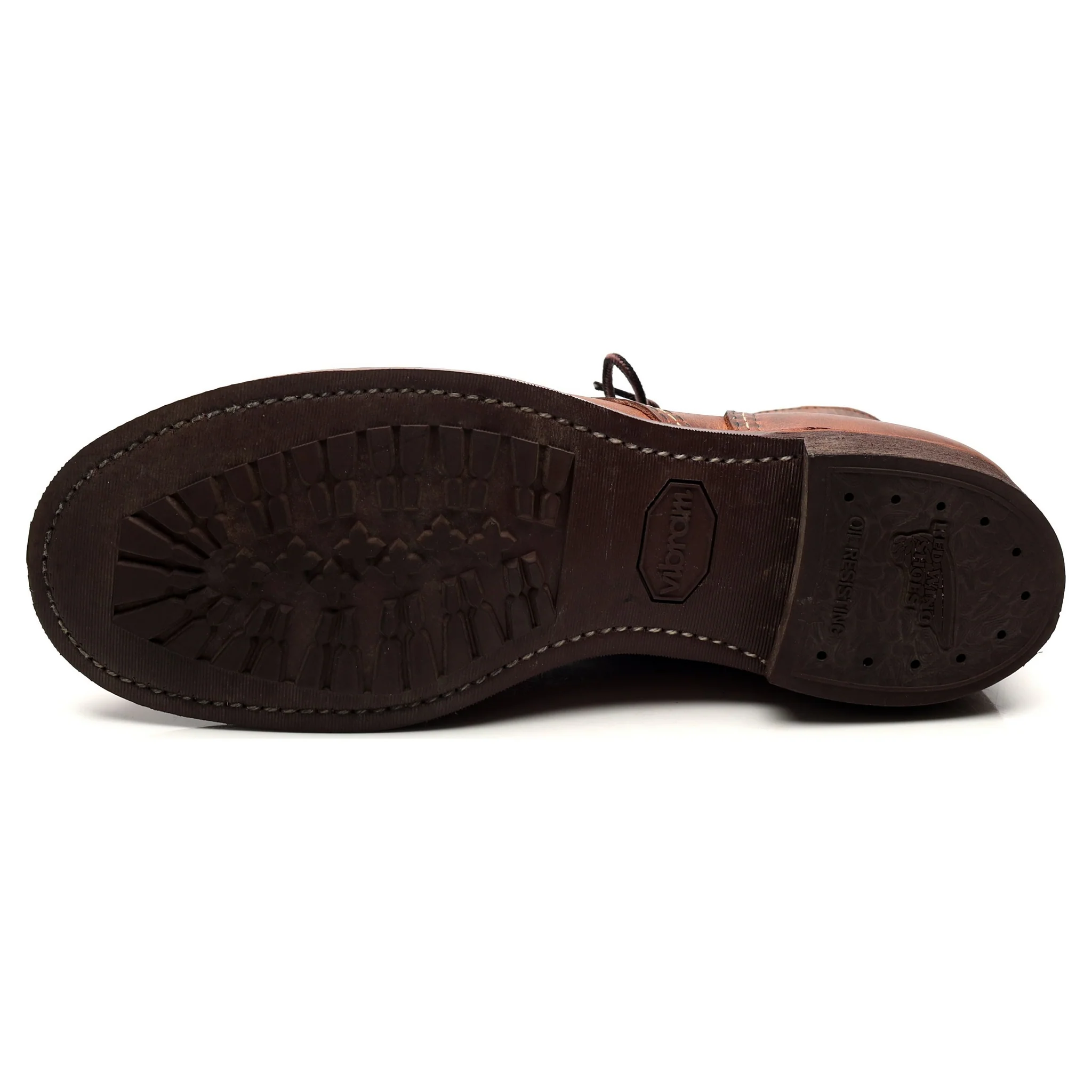 '8085' Brown Leather Iron Ranger Boots UK 8 US 9 - Image 10