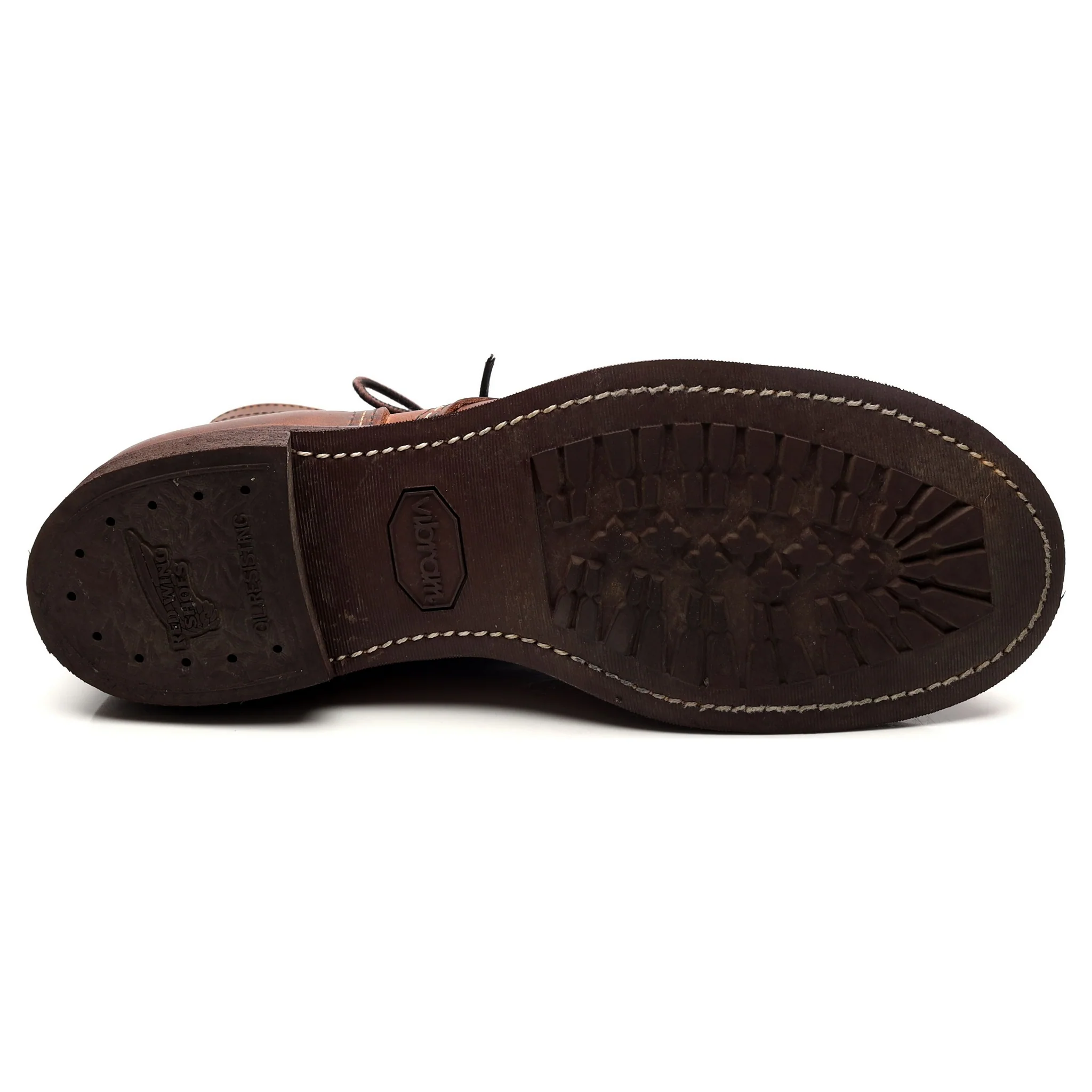 '8085' Brown Leather Iron Ranger Boots UK 8 US 9 - Image 11