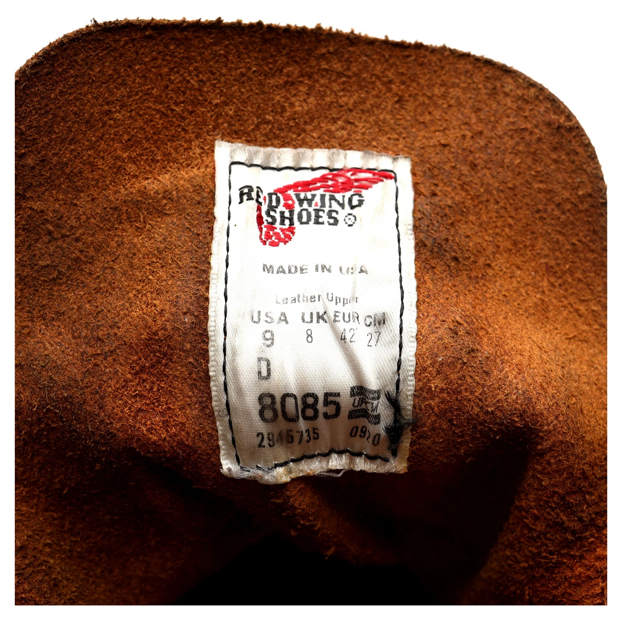 '8085' Brown Leather Iron Ranger Boots UK 8 US 9 - Image 13