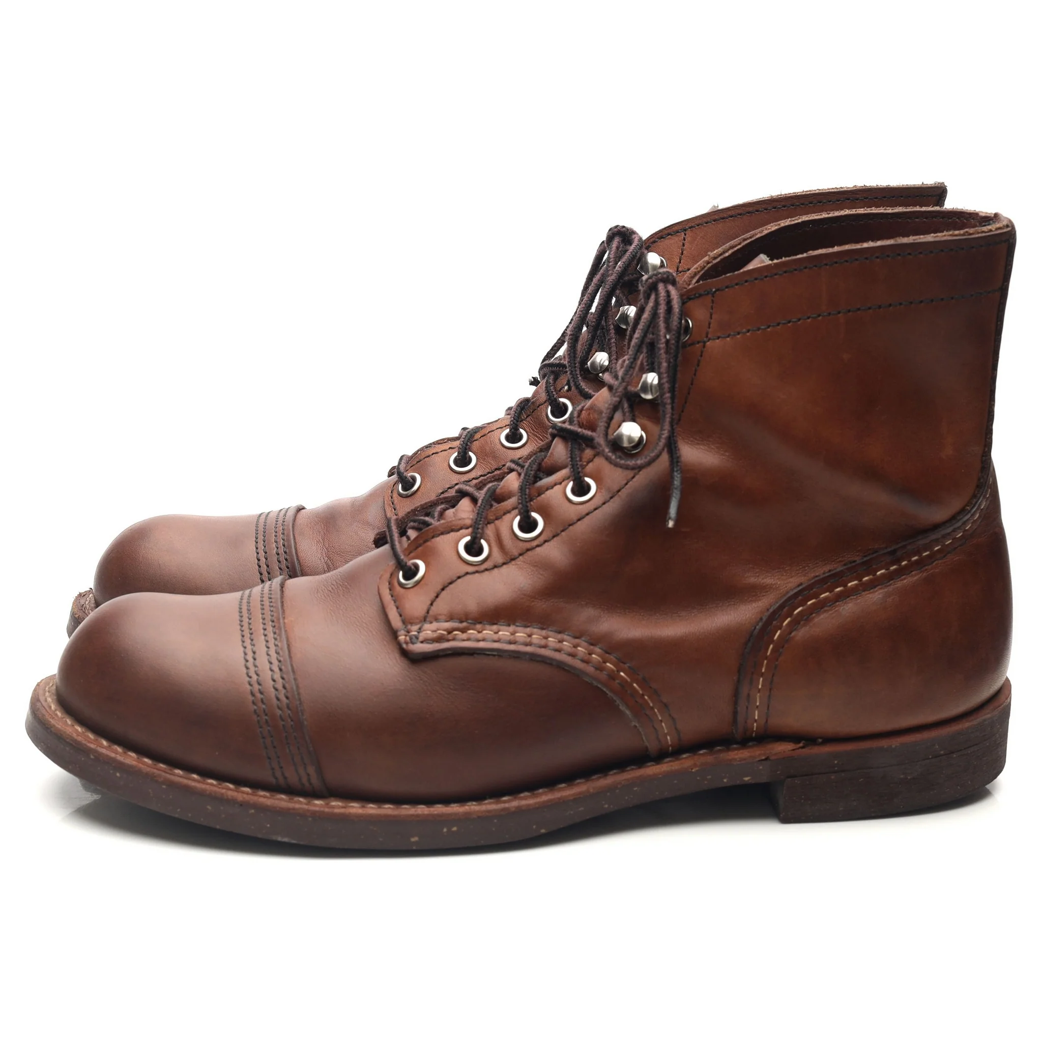 '8111' Brown Leather Iron Ranger Boots UK 9 US 10 - Image 2