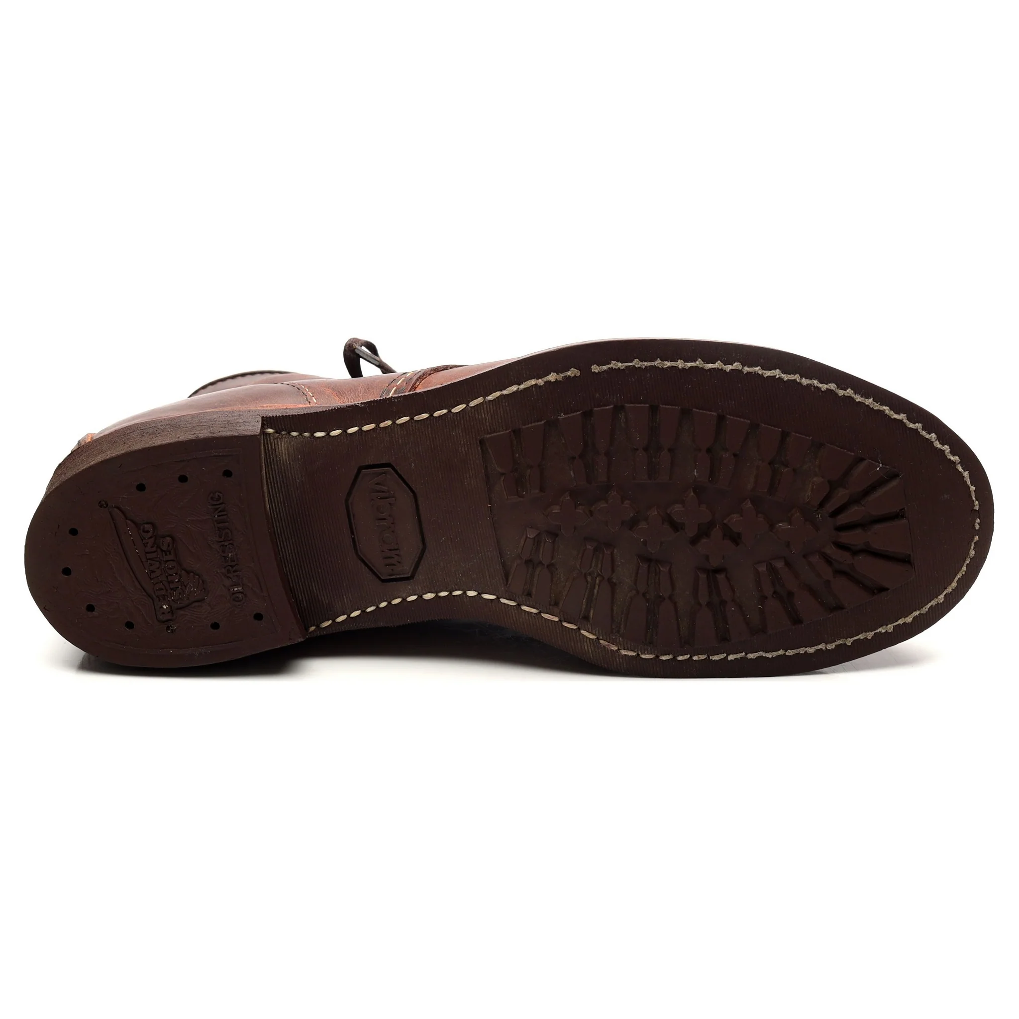 '3343' Brown Leather Blacksmith Boots UK 7 US 8 - Image 11