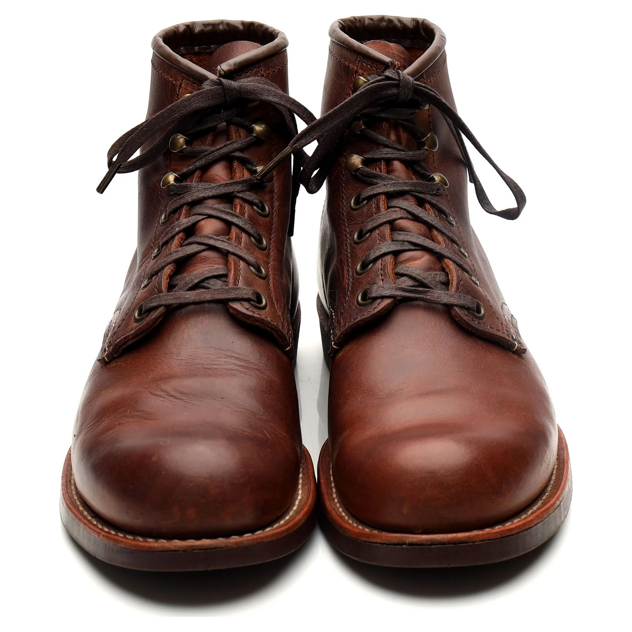'3343' Brown Leather Blacksmith Boots UK 7 US 8 - Image 9