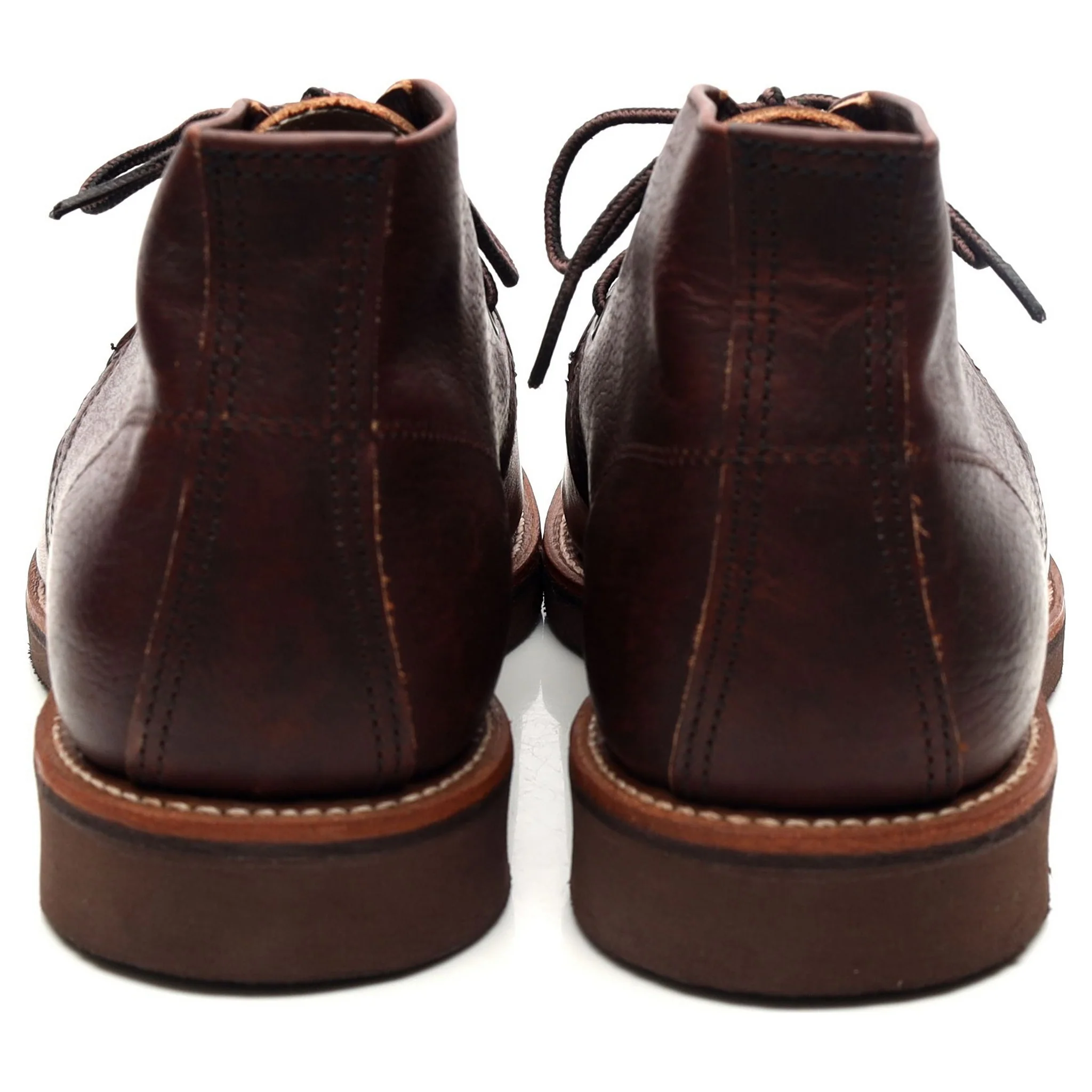 '9215' Brown Leather Chukka Boots UK 9 US 10 - Image 4