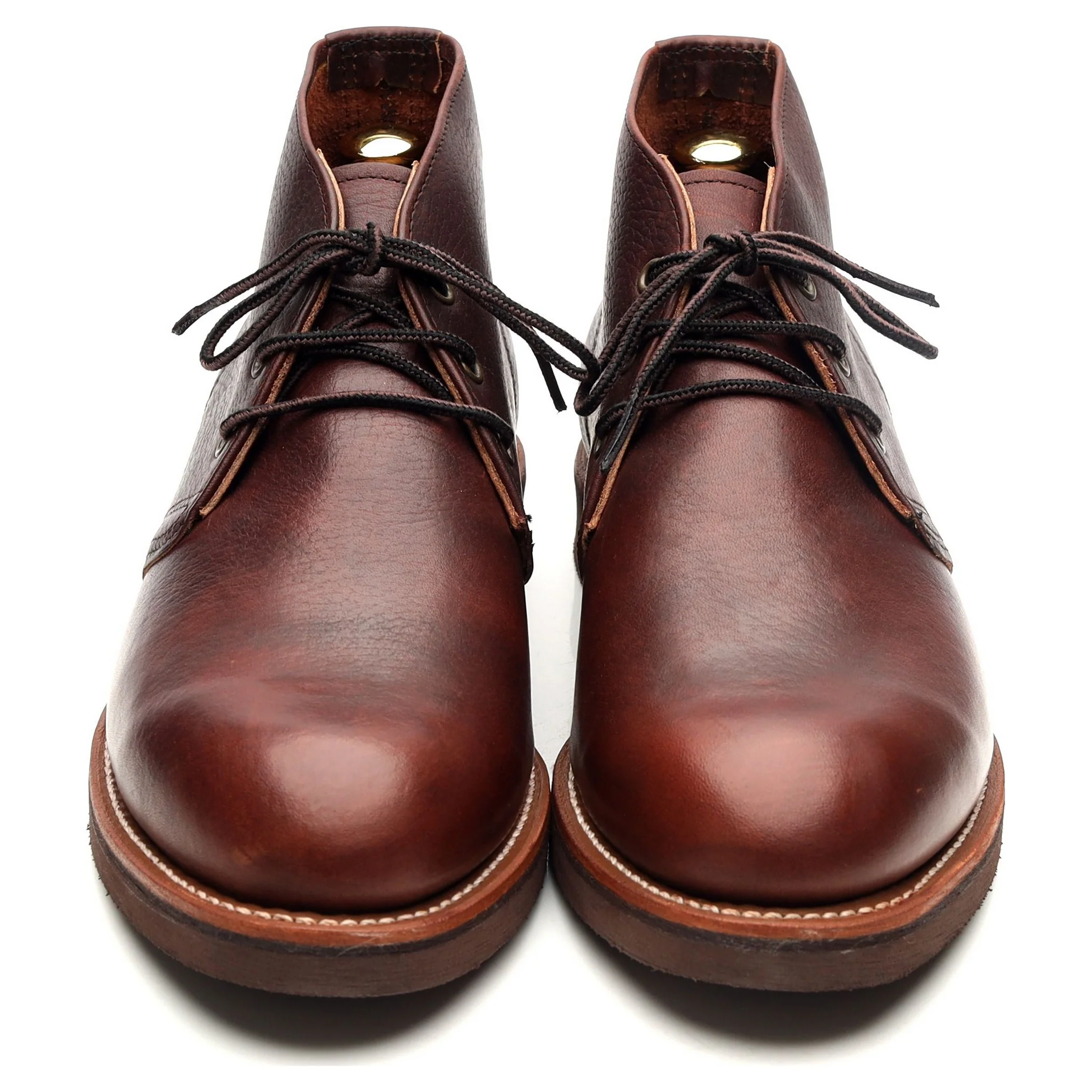 '9215' Brown Leather Chukka Boots UK 9 US 10 - Image 9