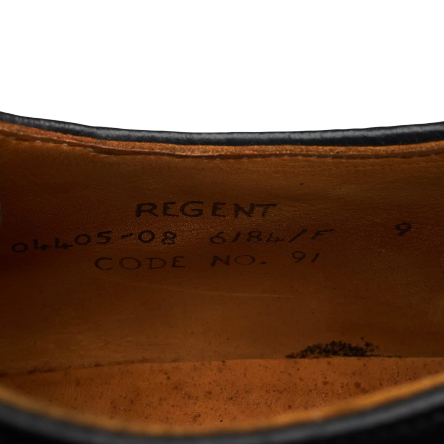 'Regent' Black Leather Derby Brogues UK 9 F - Image 7
