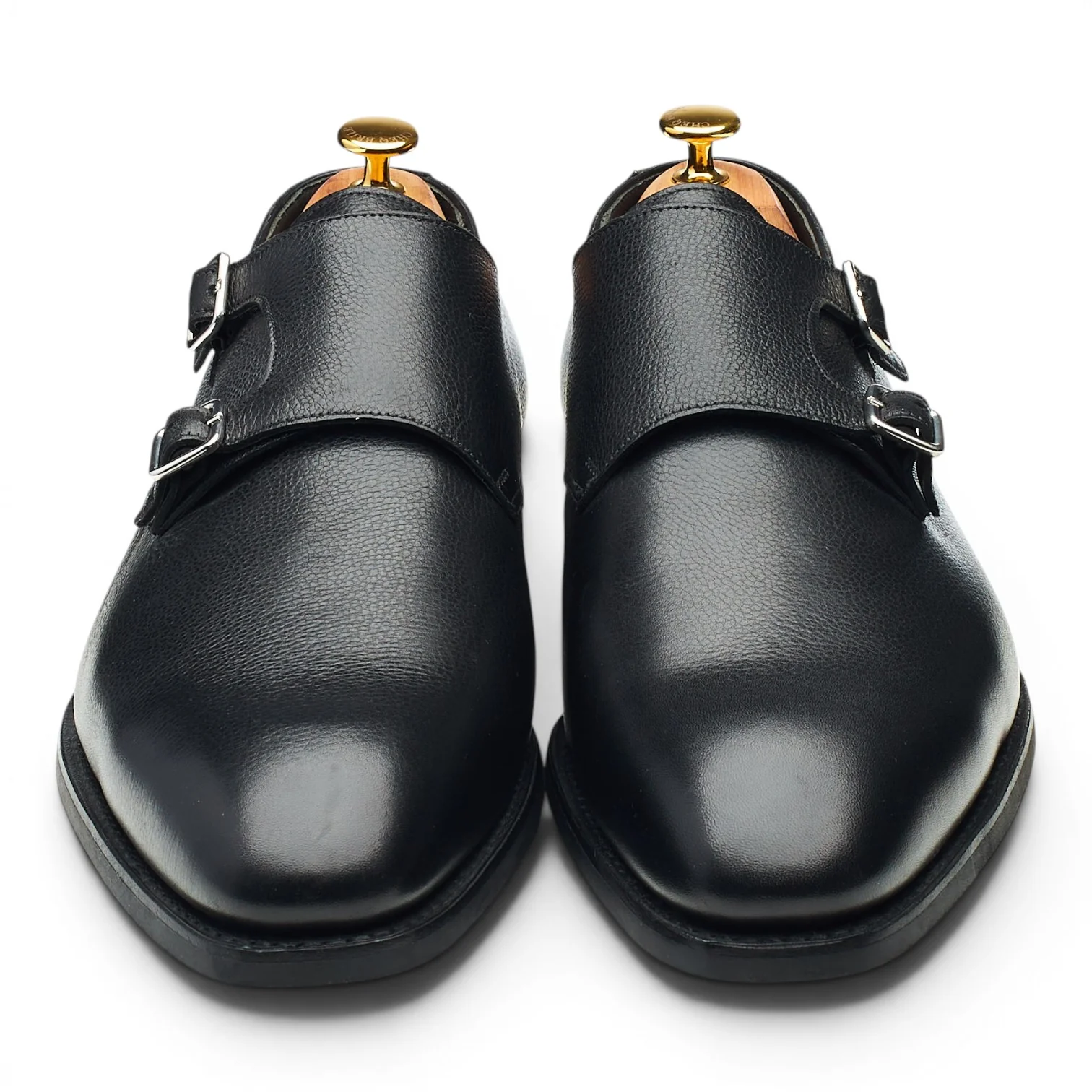 Richard James Black Grain Leather Double Monk Strap UK 12 E - Image 2
